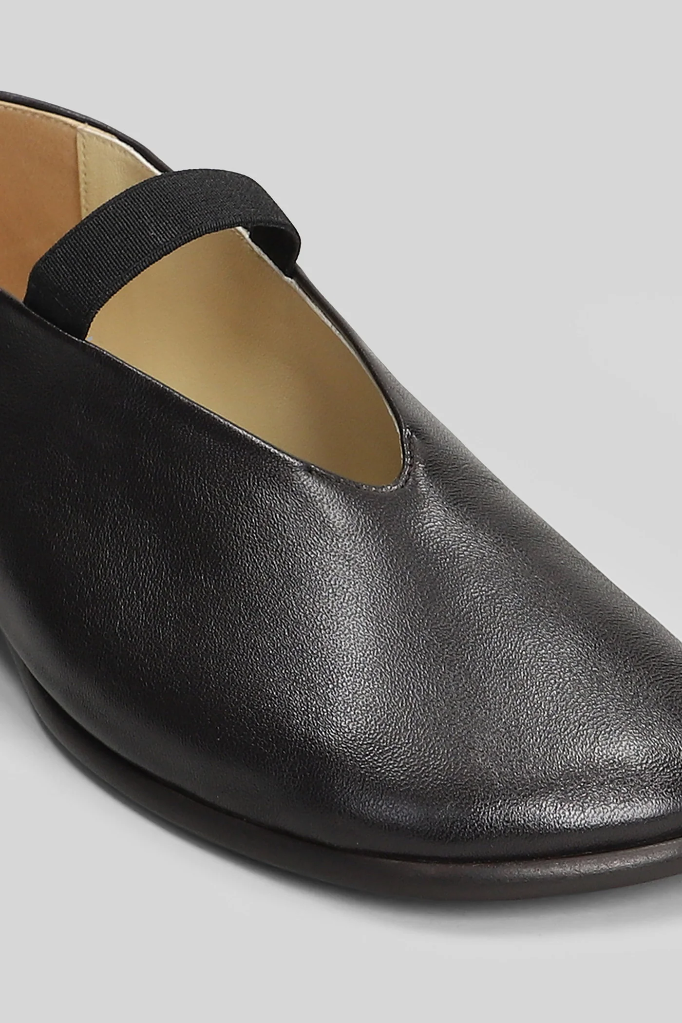 Glove ballerina Ballet flats in brown leather - Image 5
