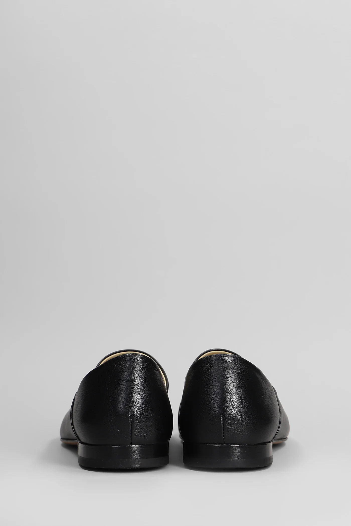 Loafers in black leather - Image 4