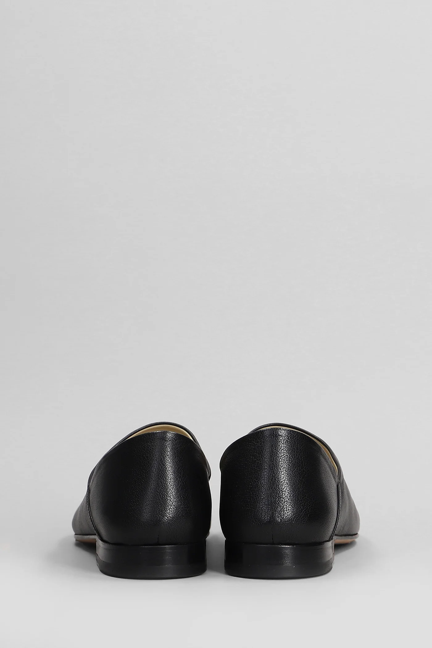 Loafers in black leather - Image 4