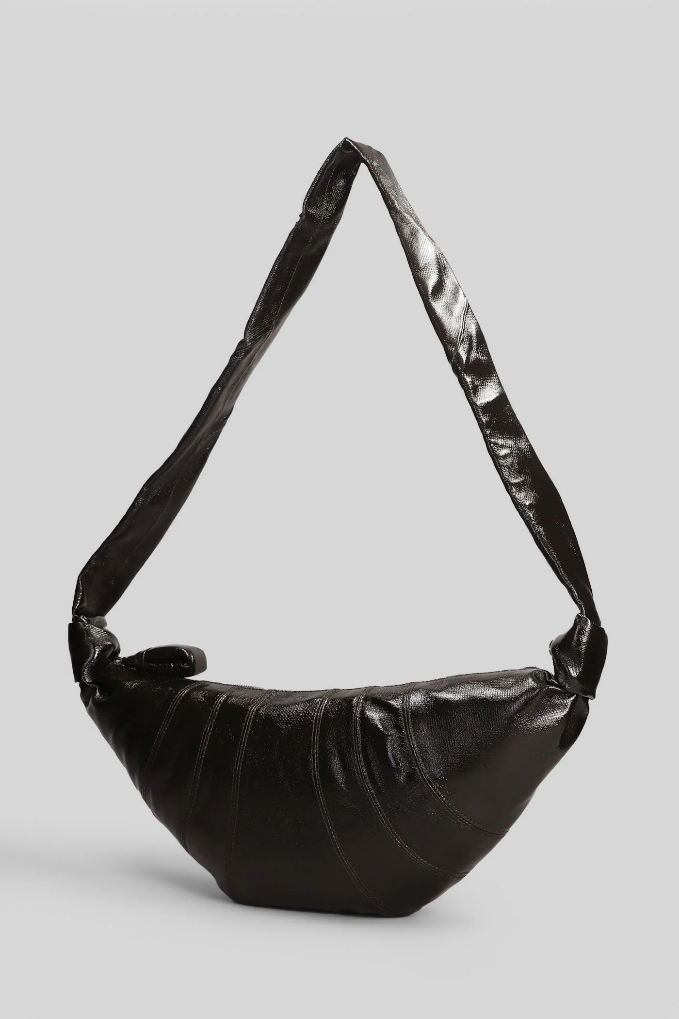 Medium croissant Shoulder bag in brown cotton - Image 2