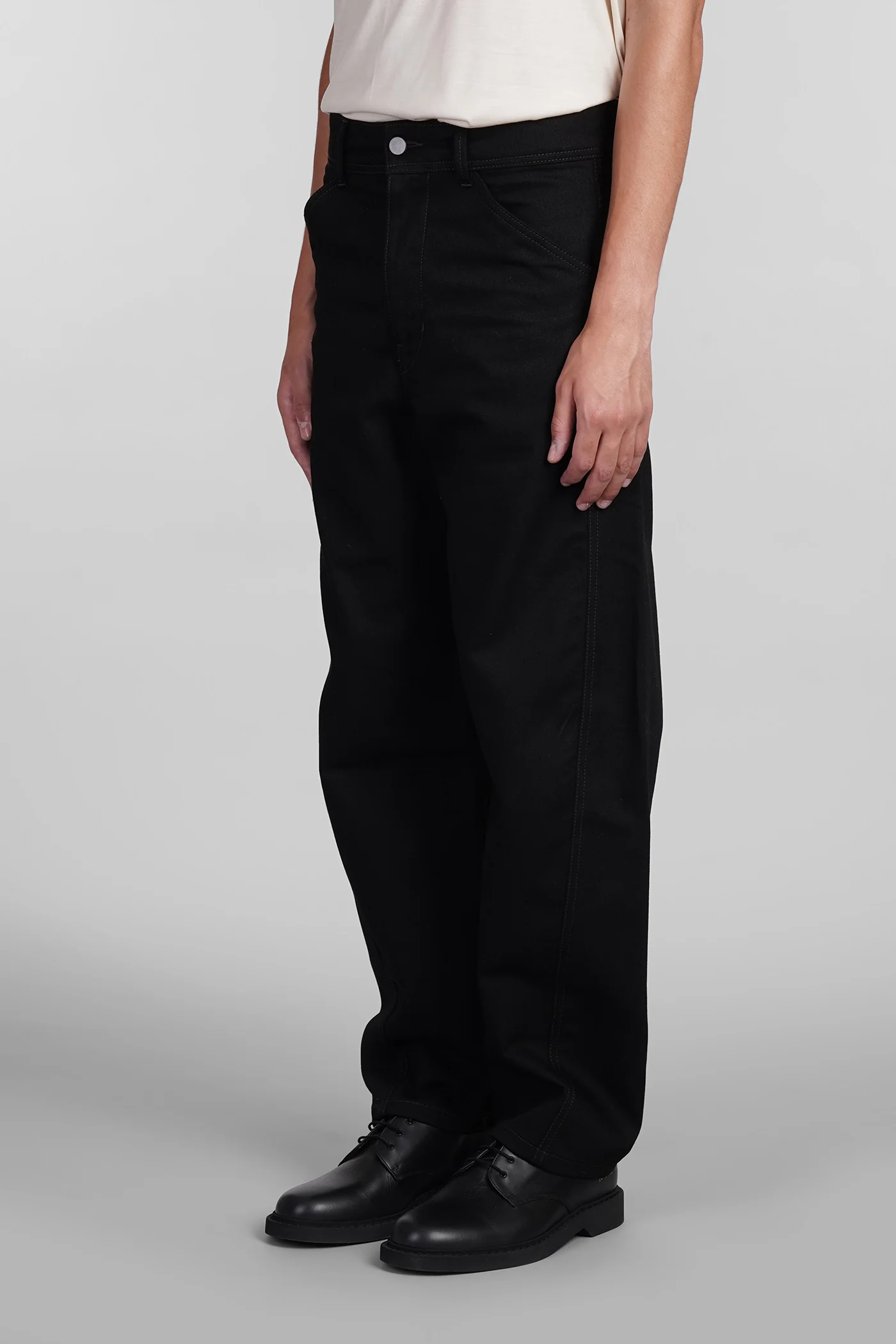 Pants in black cotton - Image 4