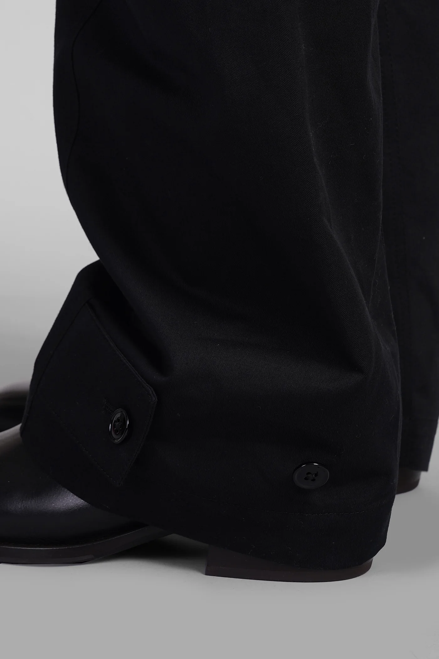 Pants in black cotton - Image 10