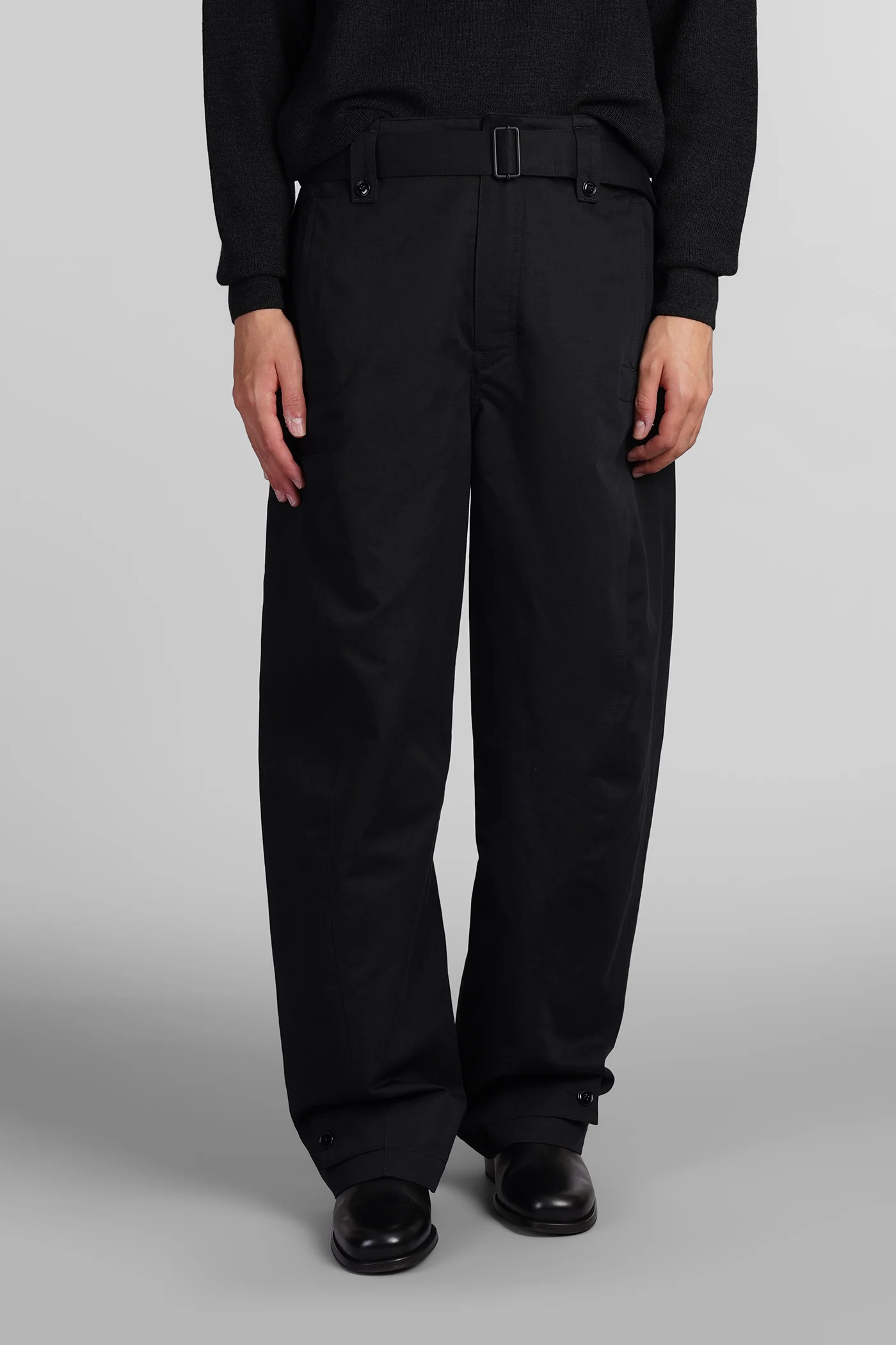Pants in black cotton - Image 16