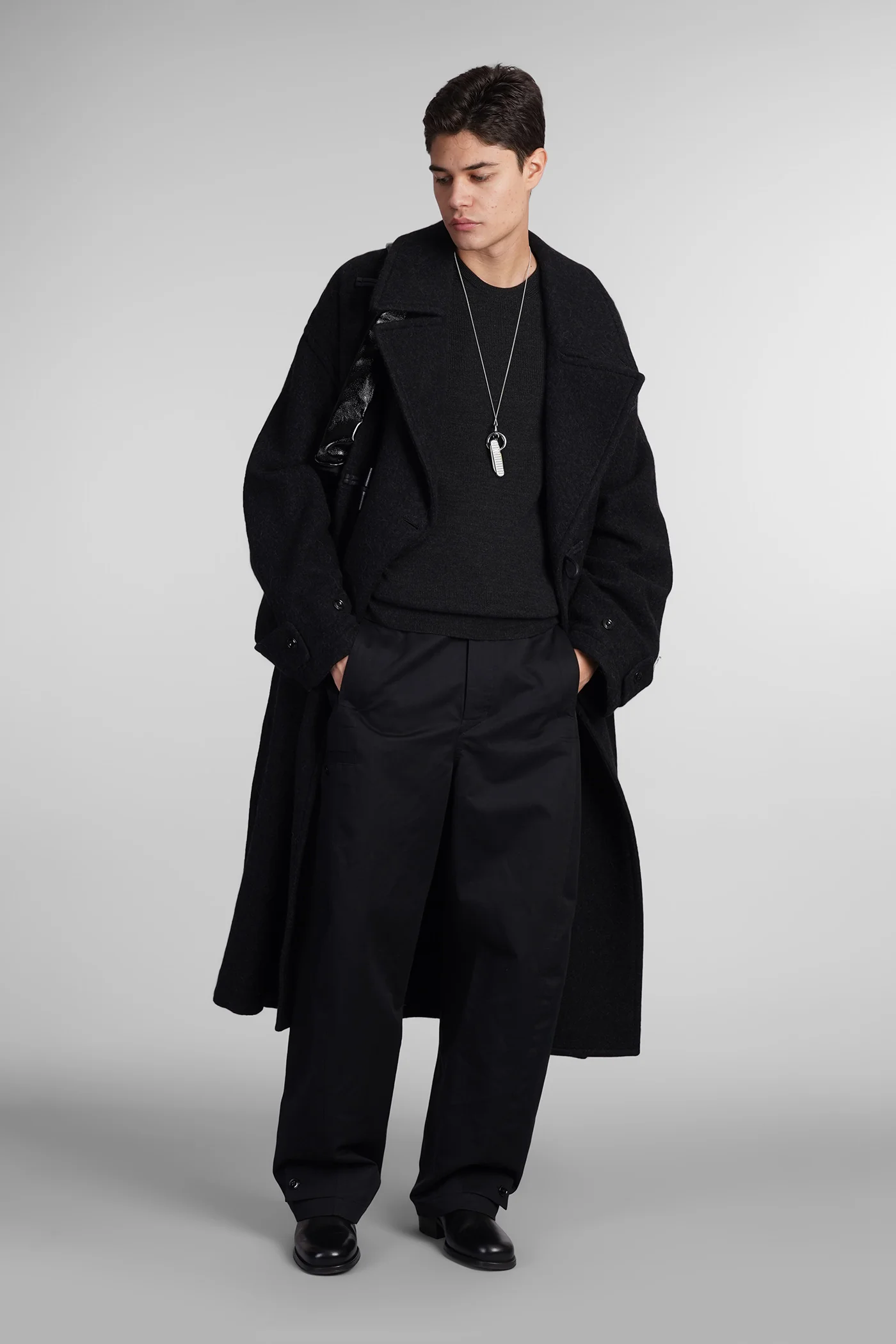Pants in black cotton - Image 17