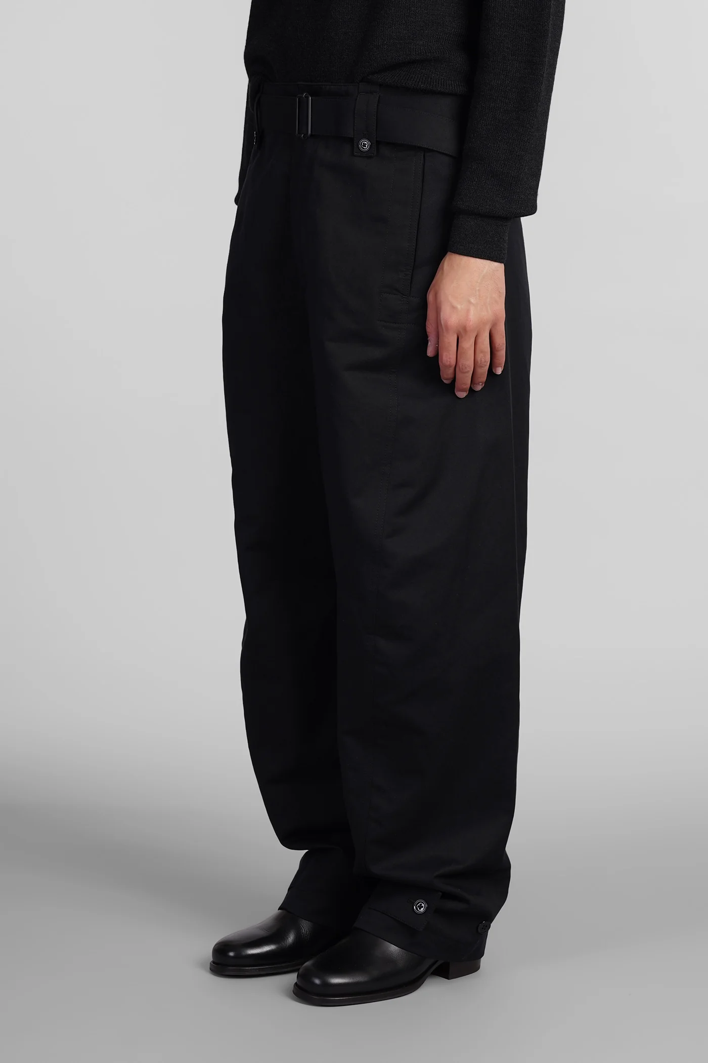 Pants in black cotton - Image 19