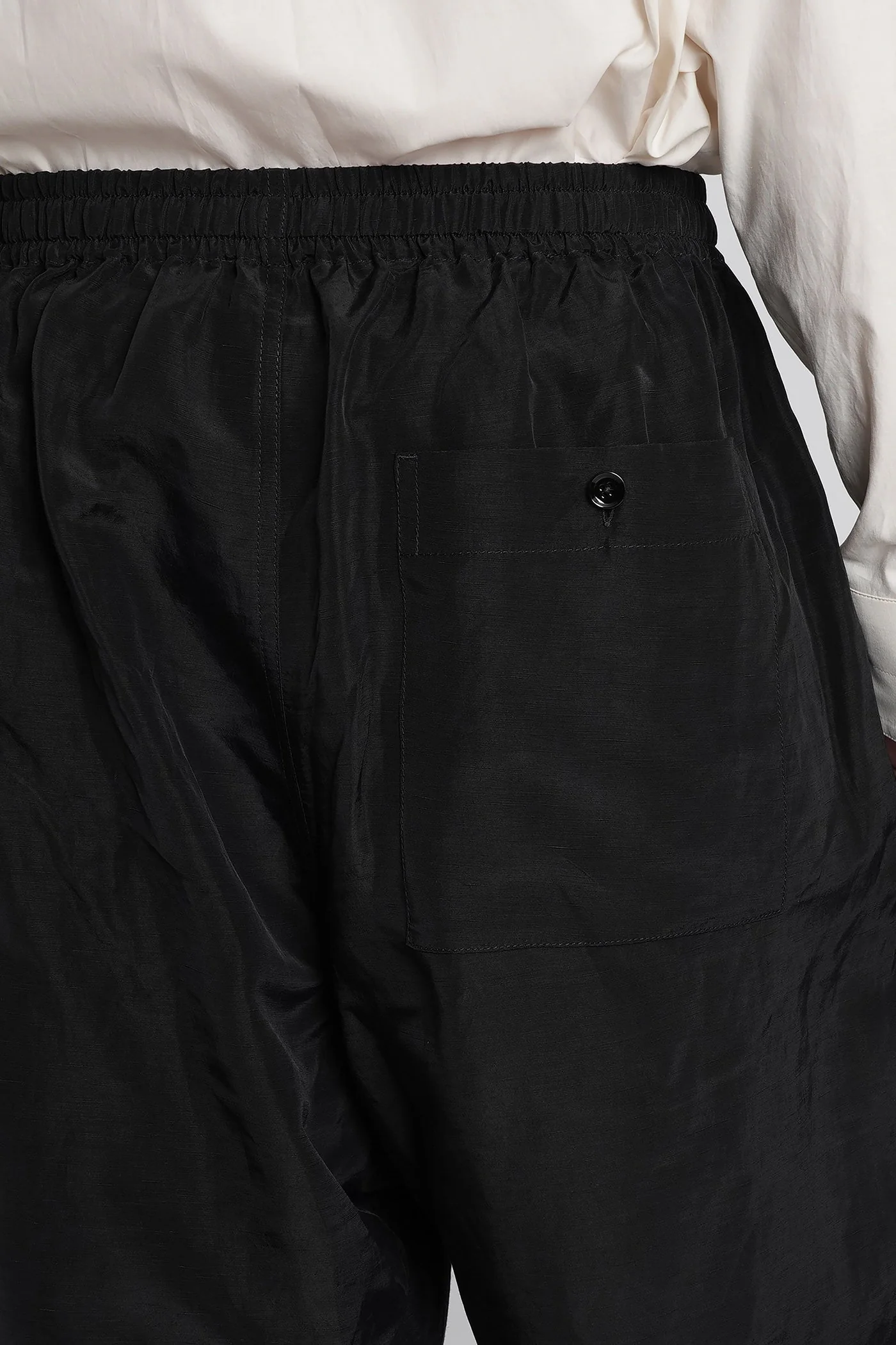 Pants in black linen - Image 5