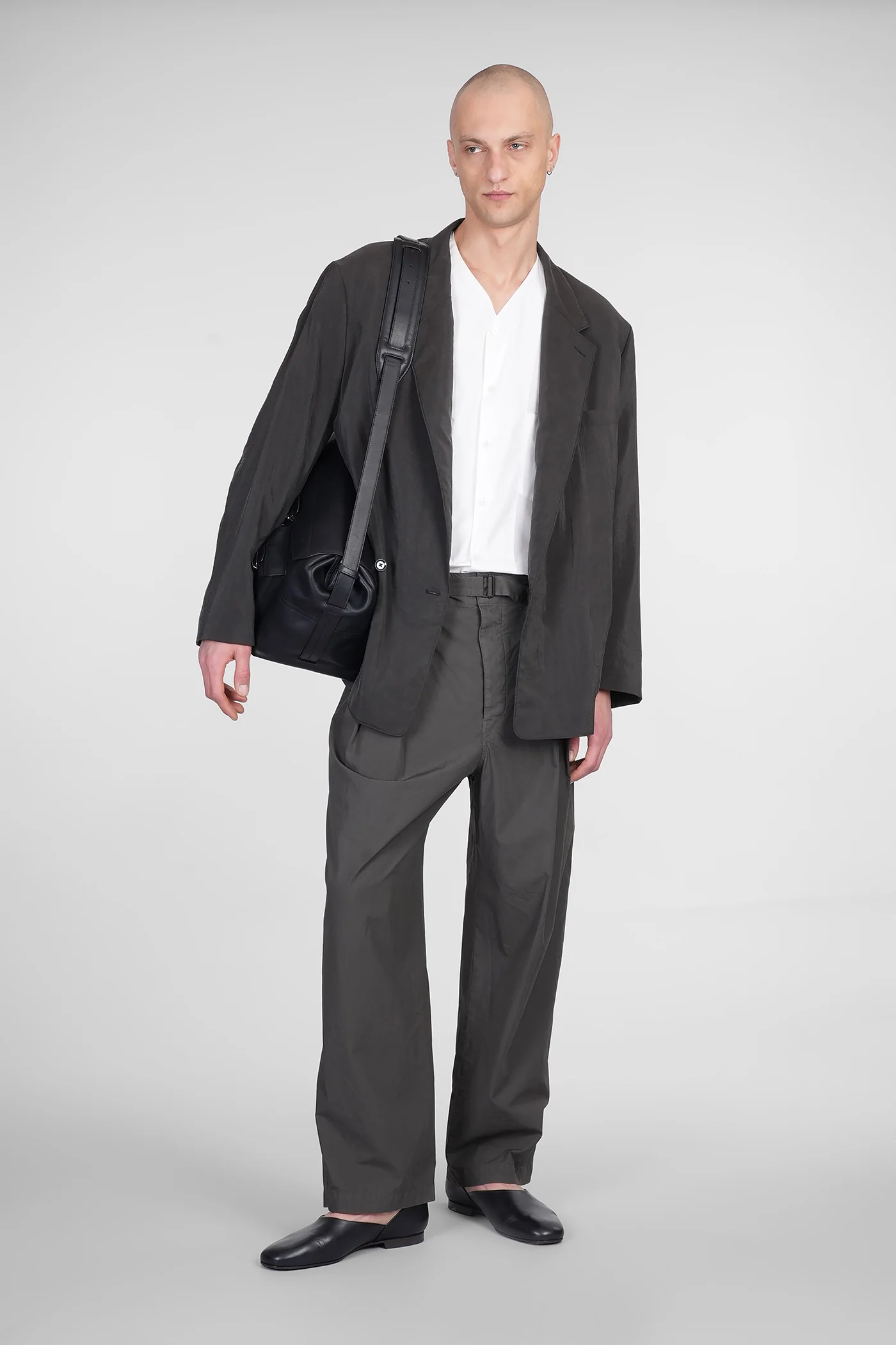 Pants in brown cotton - Image 2