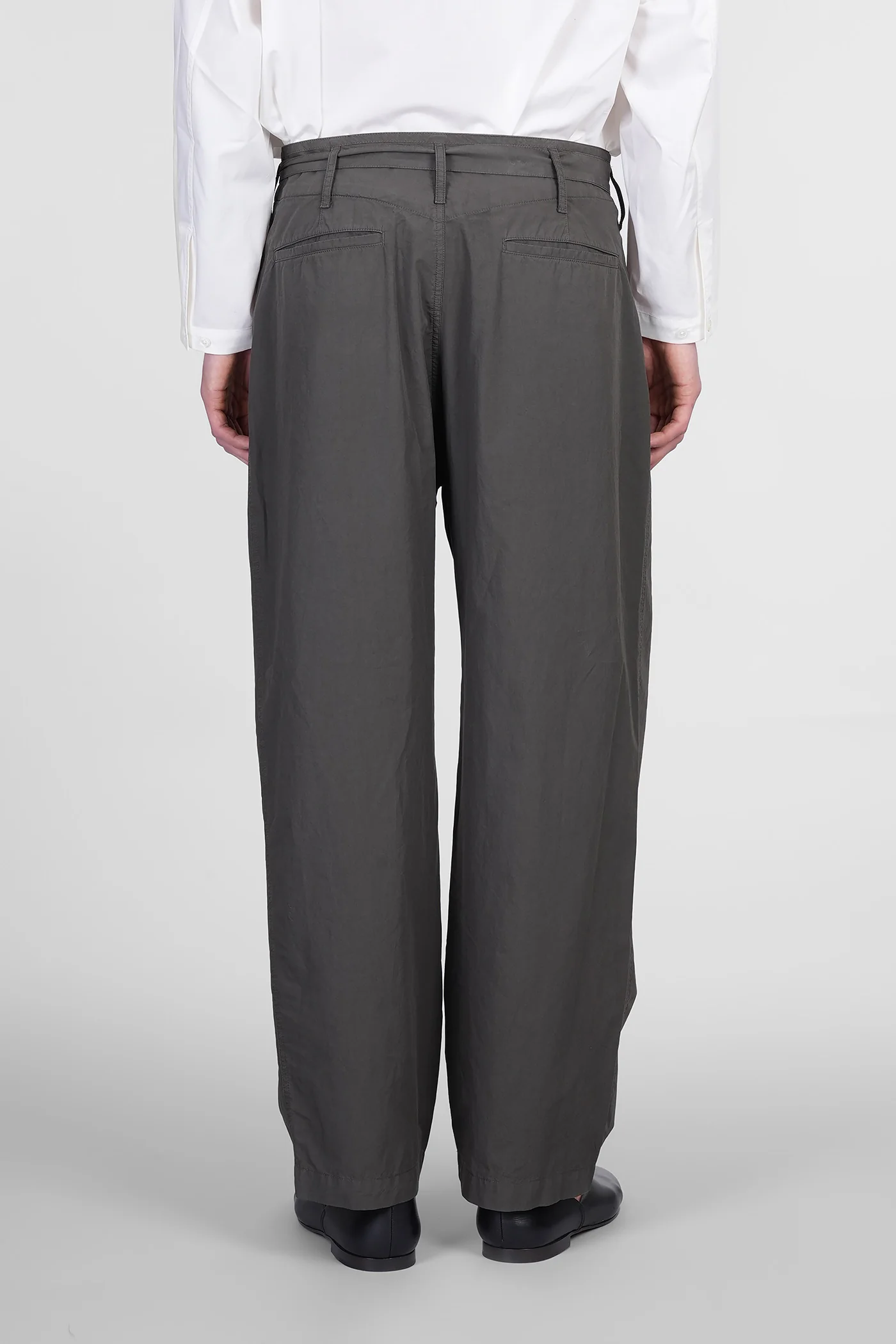 Pants in brown cotton - Image 3