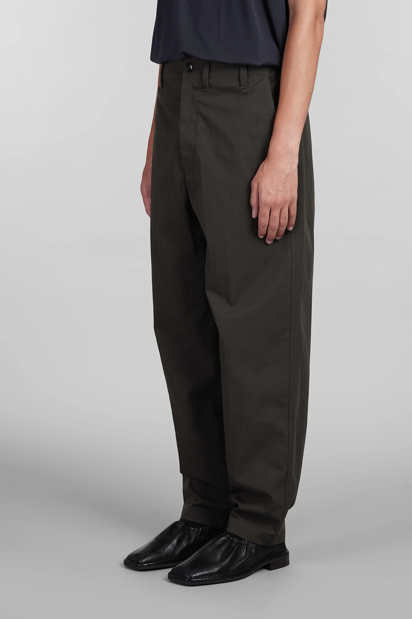 Pants in brown cotton - Image 4