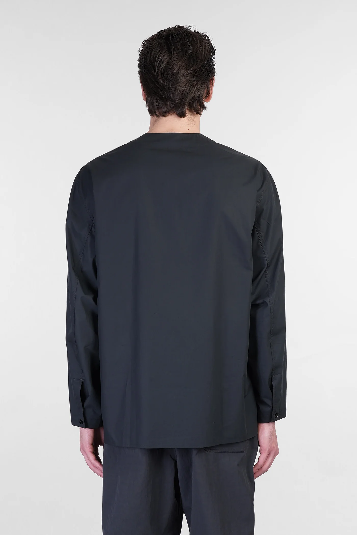 Shirt in black cotton - Image 3