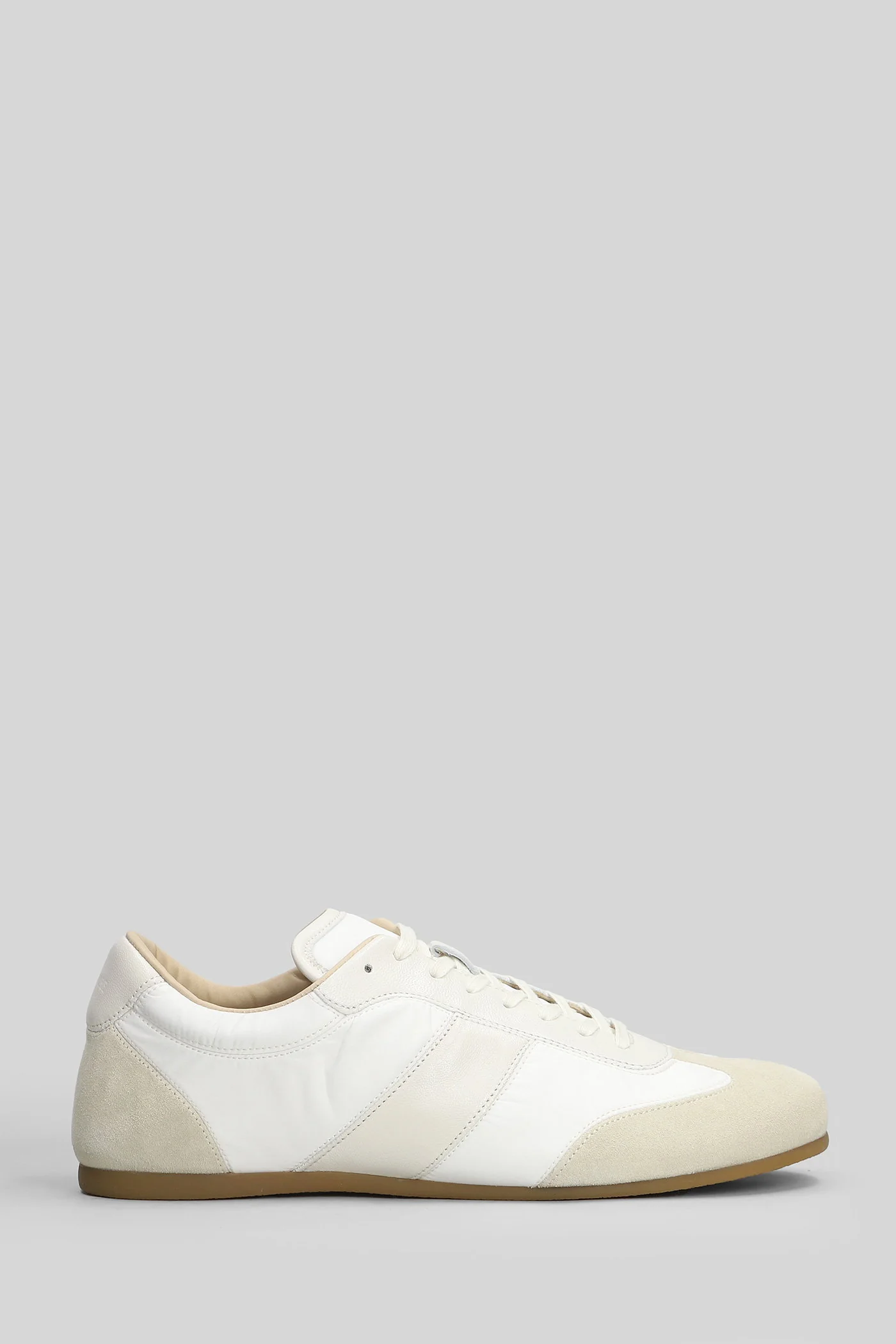 Sofr runner Sneakers in white nylon and leather