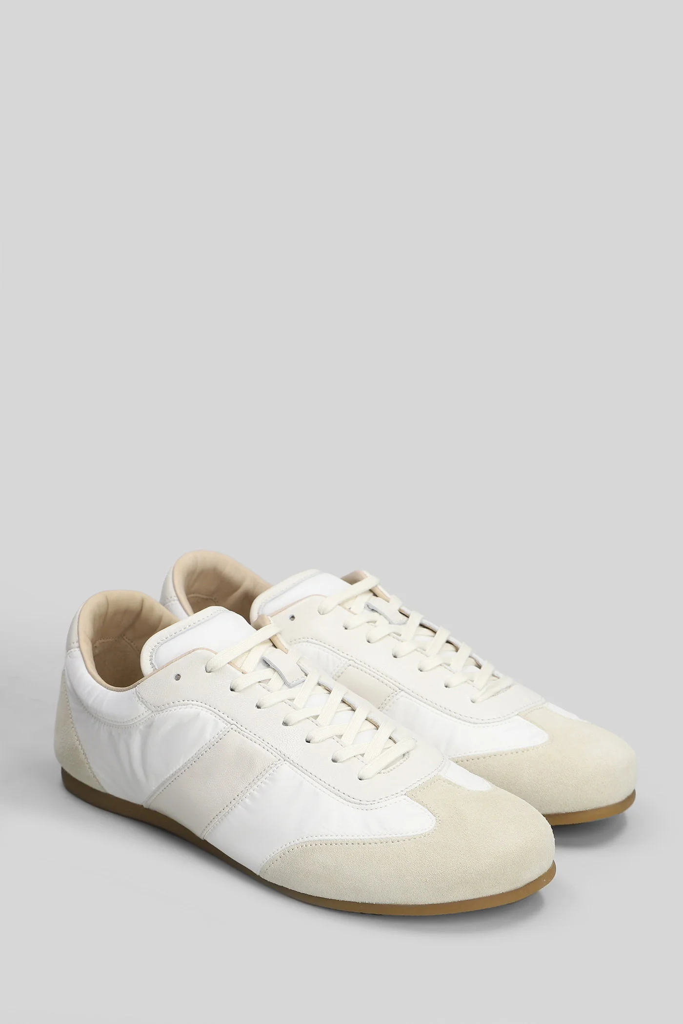 Sofr runner Sneakers in white nylon and leather - Image 2