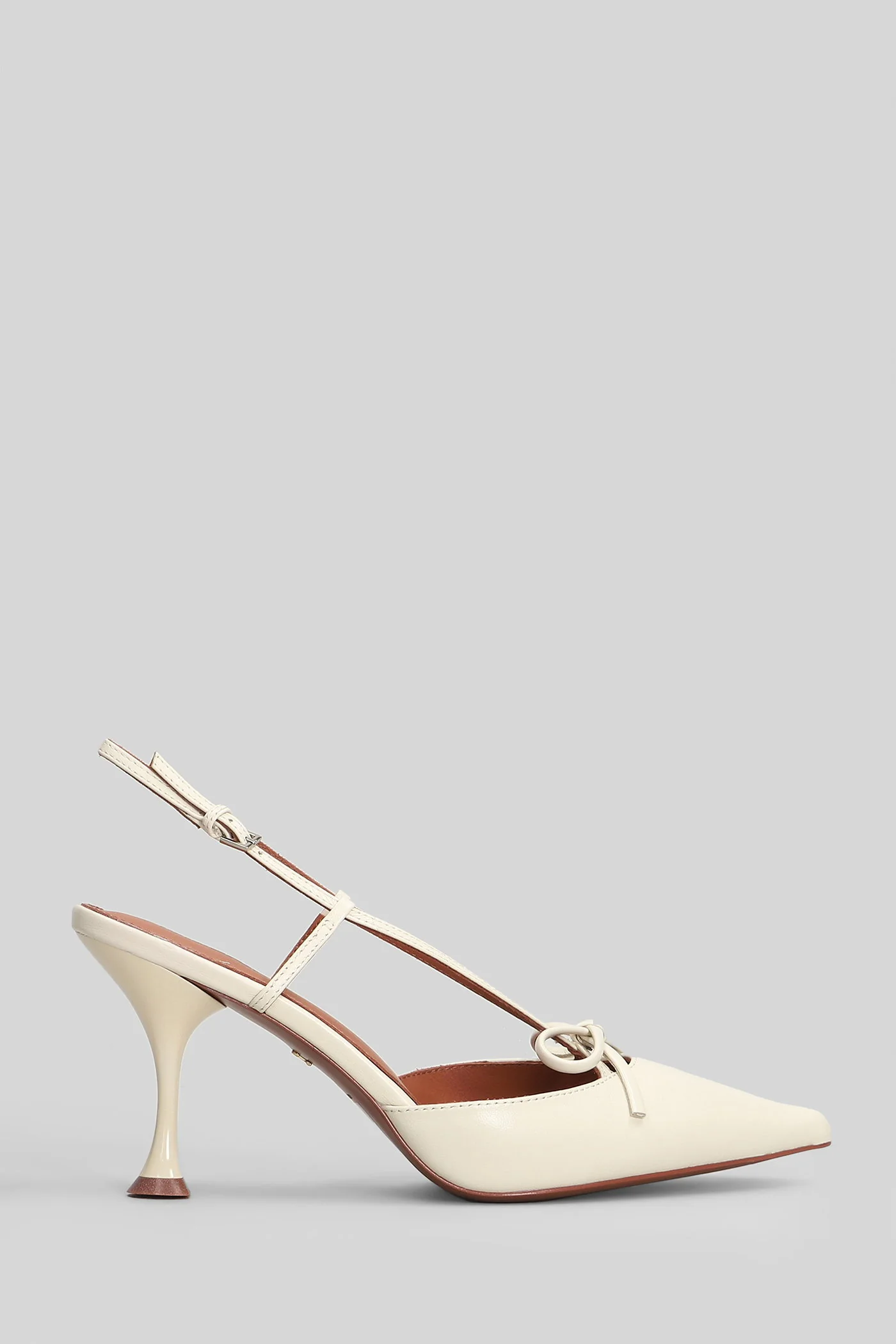 Audrey Pump 80 Pumps in beige leather