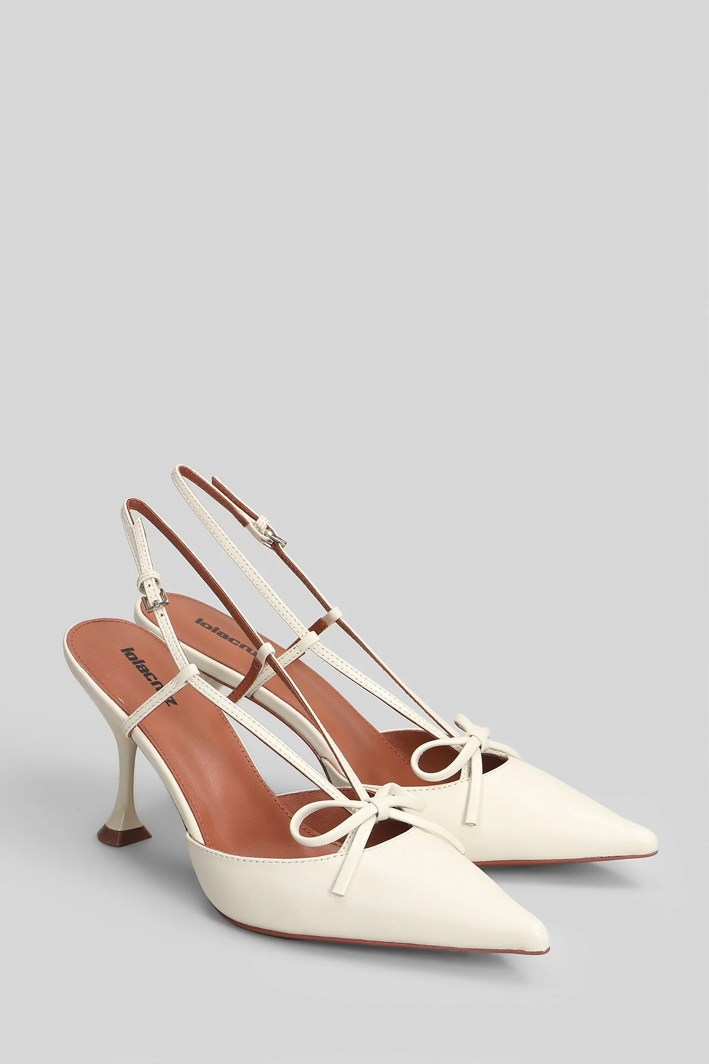 Audrey Pump 80 Pumps in beige leather - Image 2