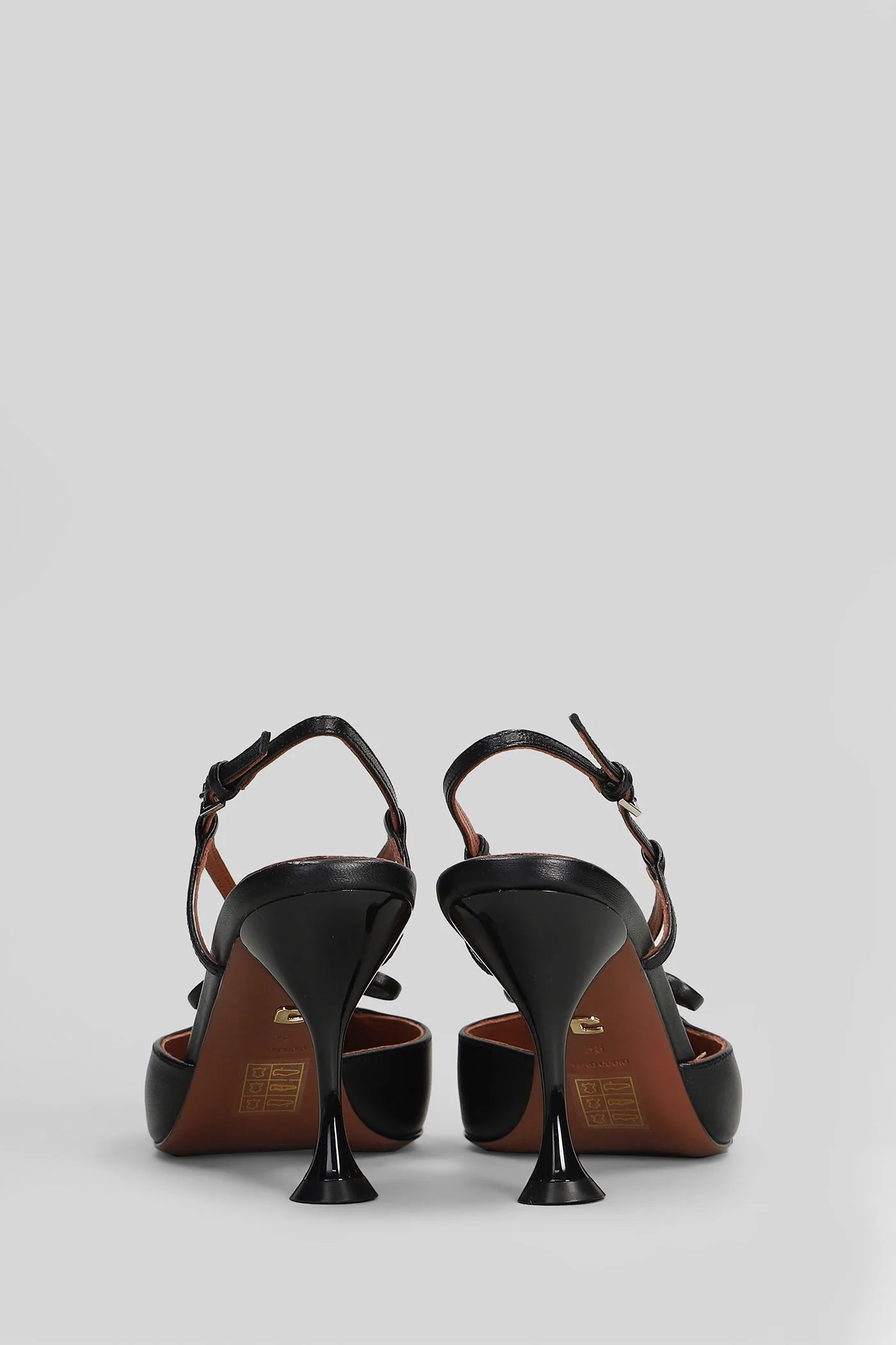Audrey Pump 80 Pumps in black leather - Image 4