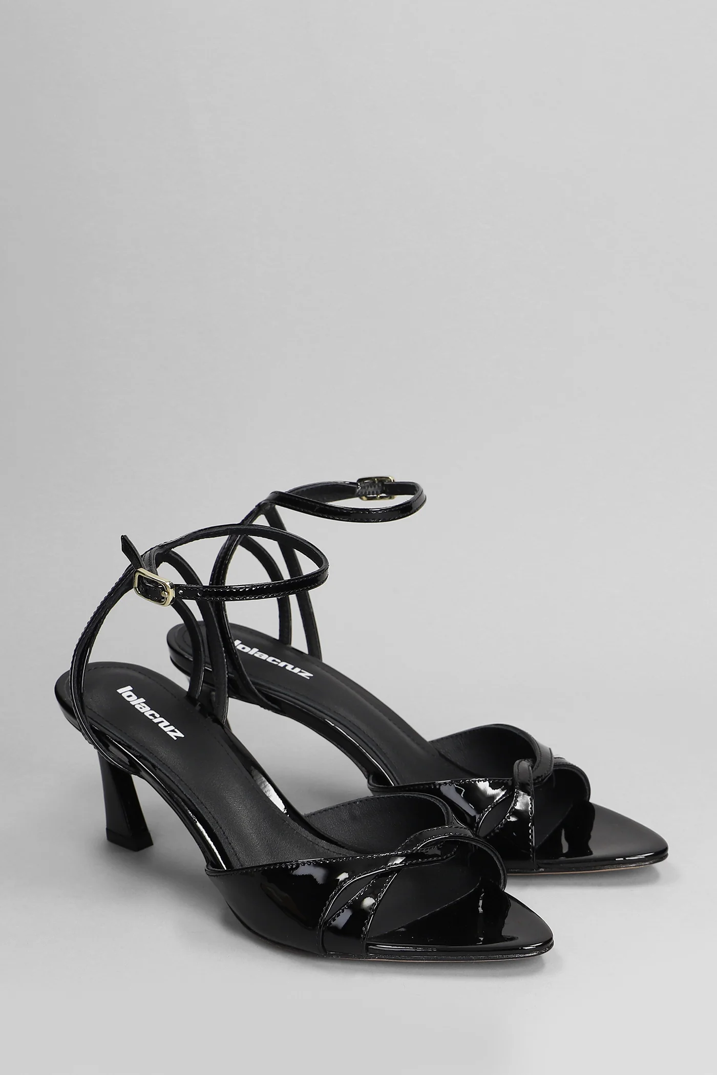 Bianca 65 Sandals in black patent leather - Image 2