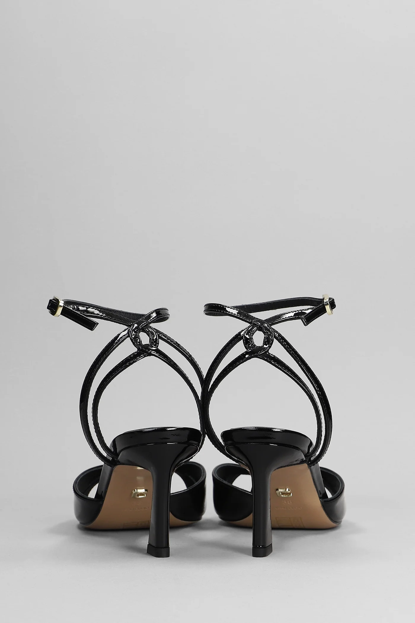Bianca 65 Sandals in black patent leather - Image 4
