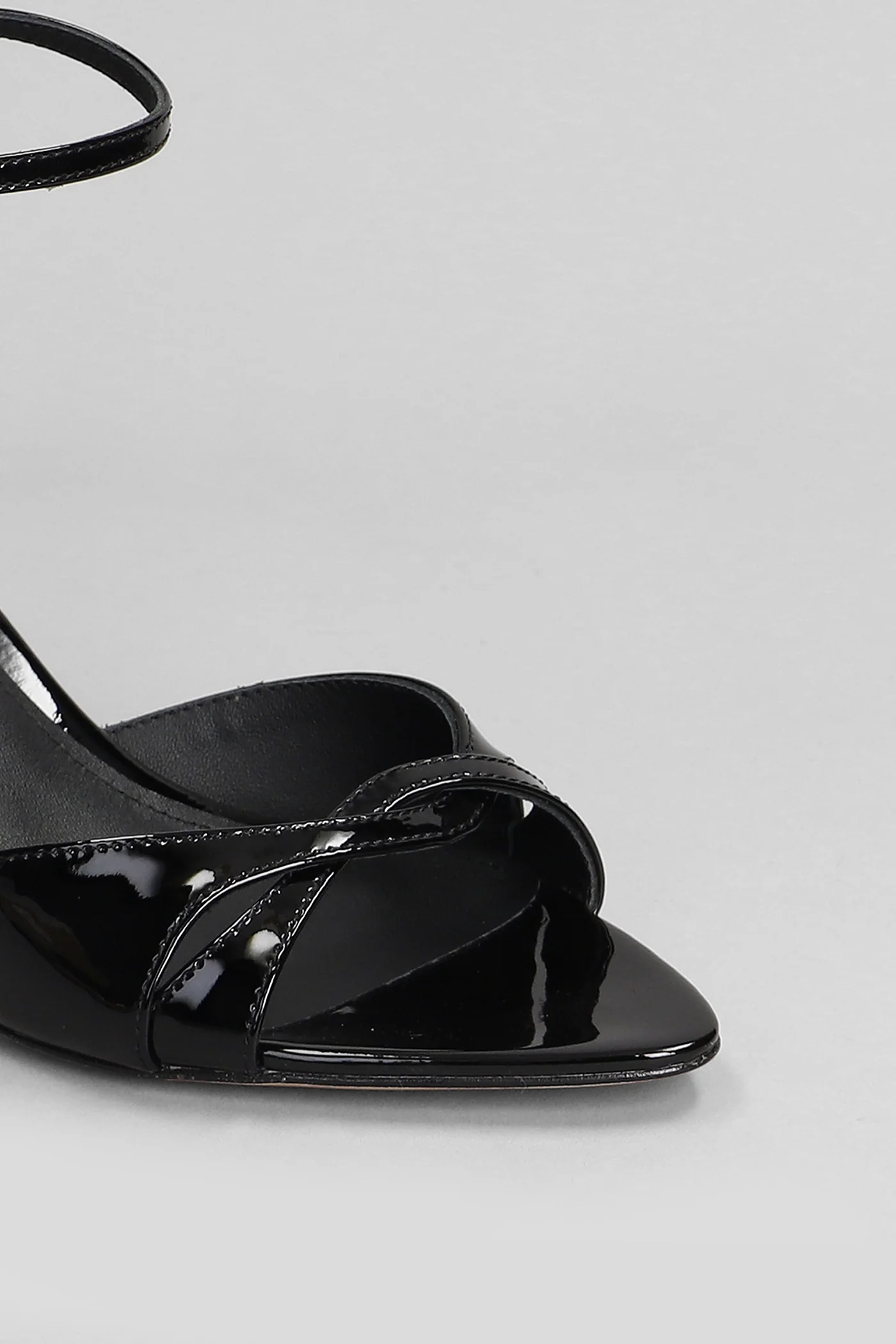 Bianca 65 Sandals in black patent leather - Image 5