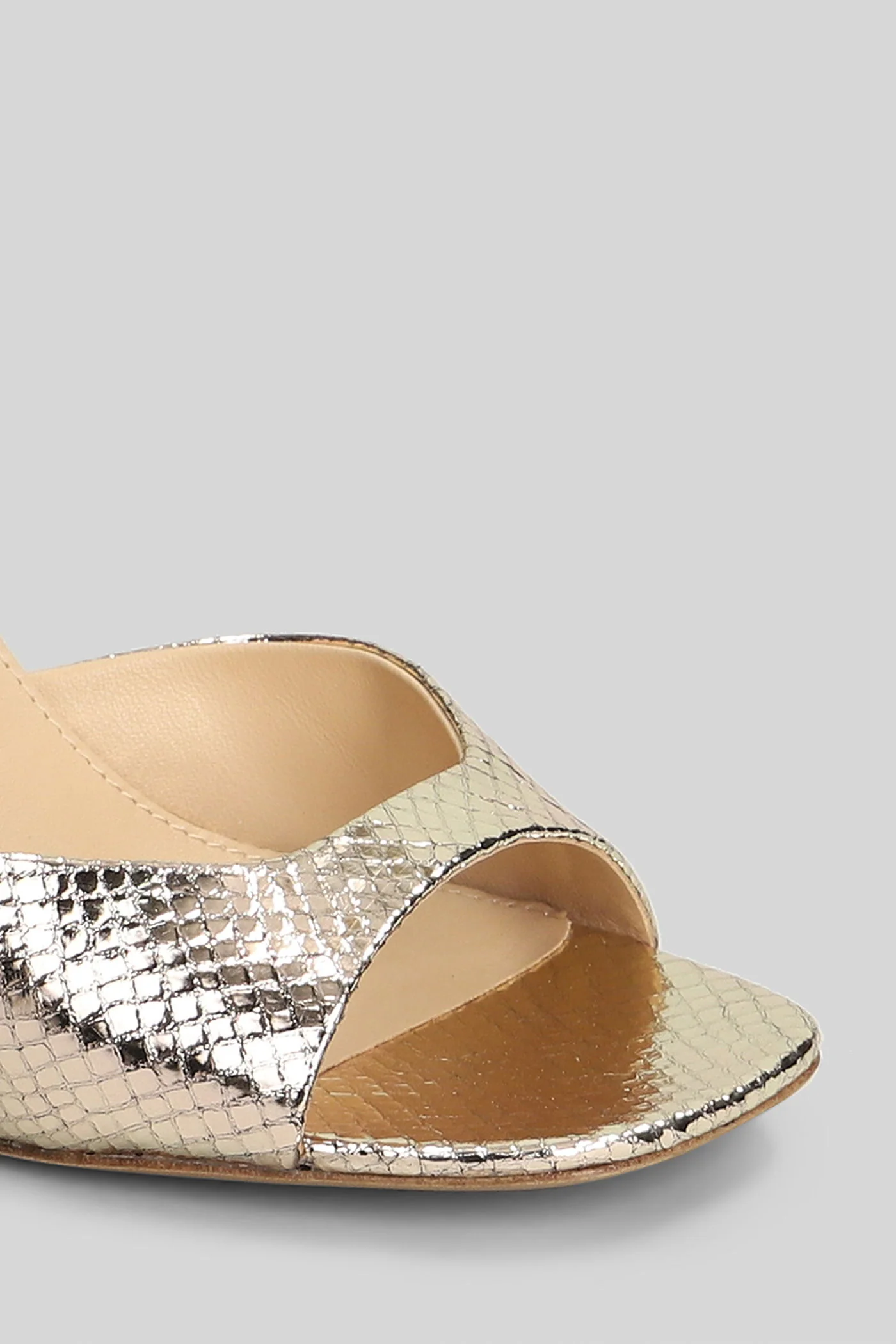 Delila 85 Sandals in platinum leather - Image 5