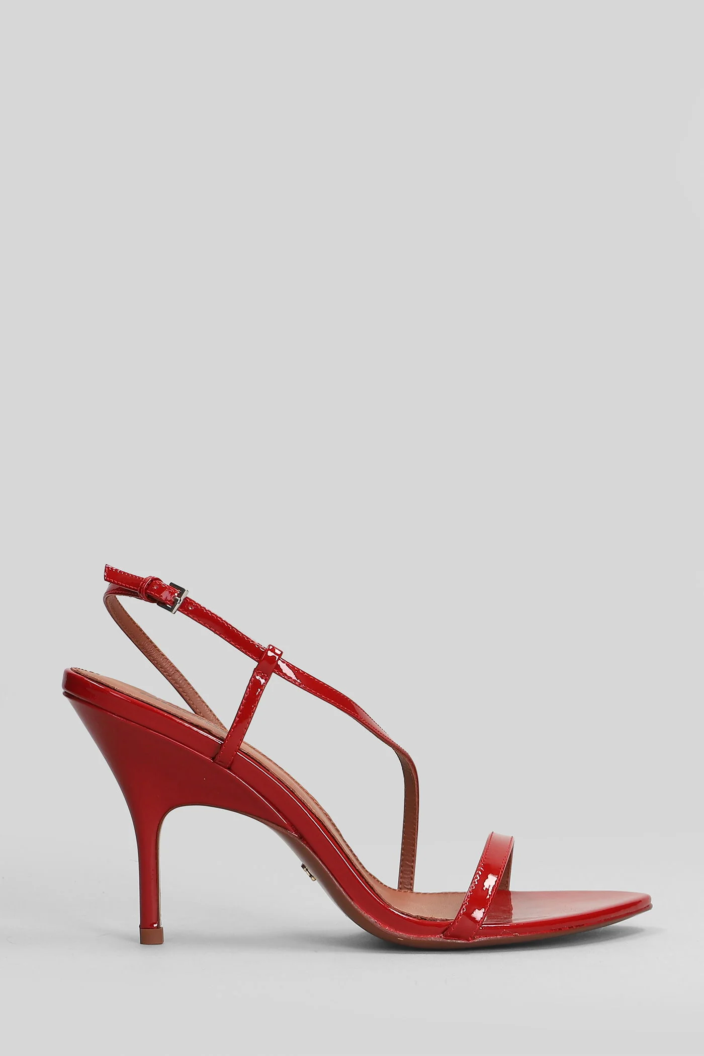 Francesca 95 Sandals in red patent leather