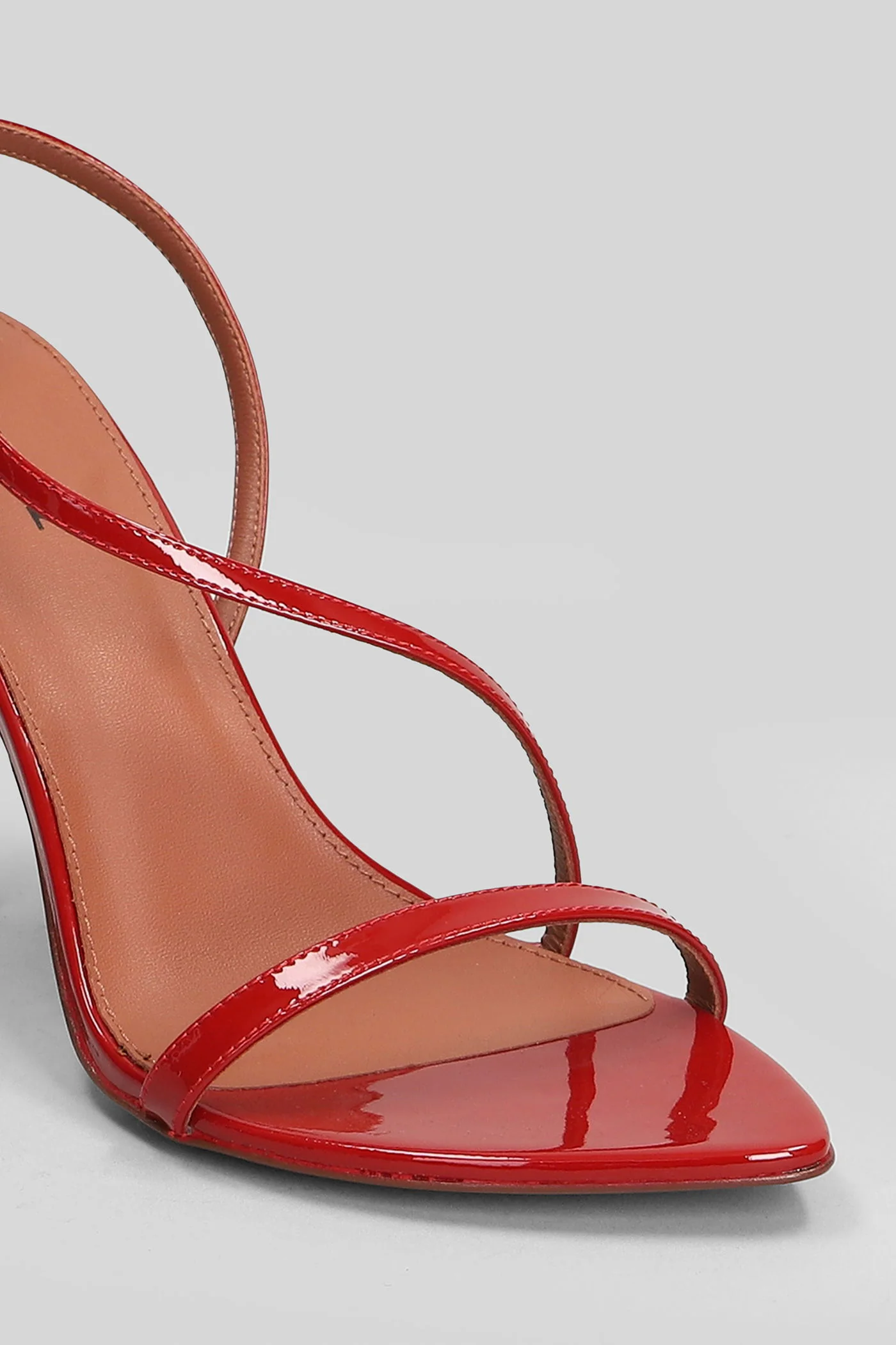 Francesca 95 Sandals in red patent leather - Image 5