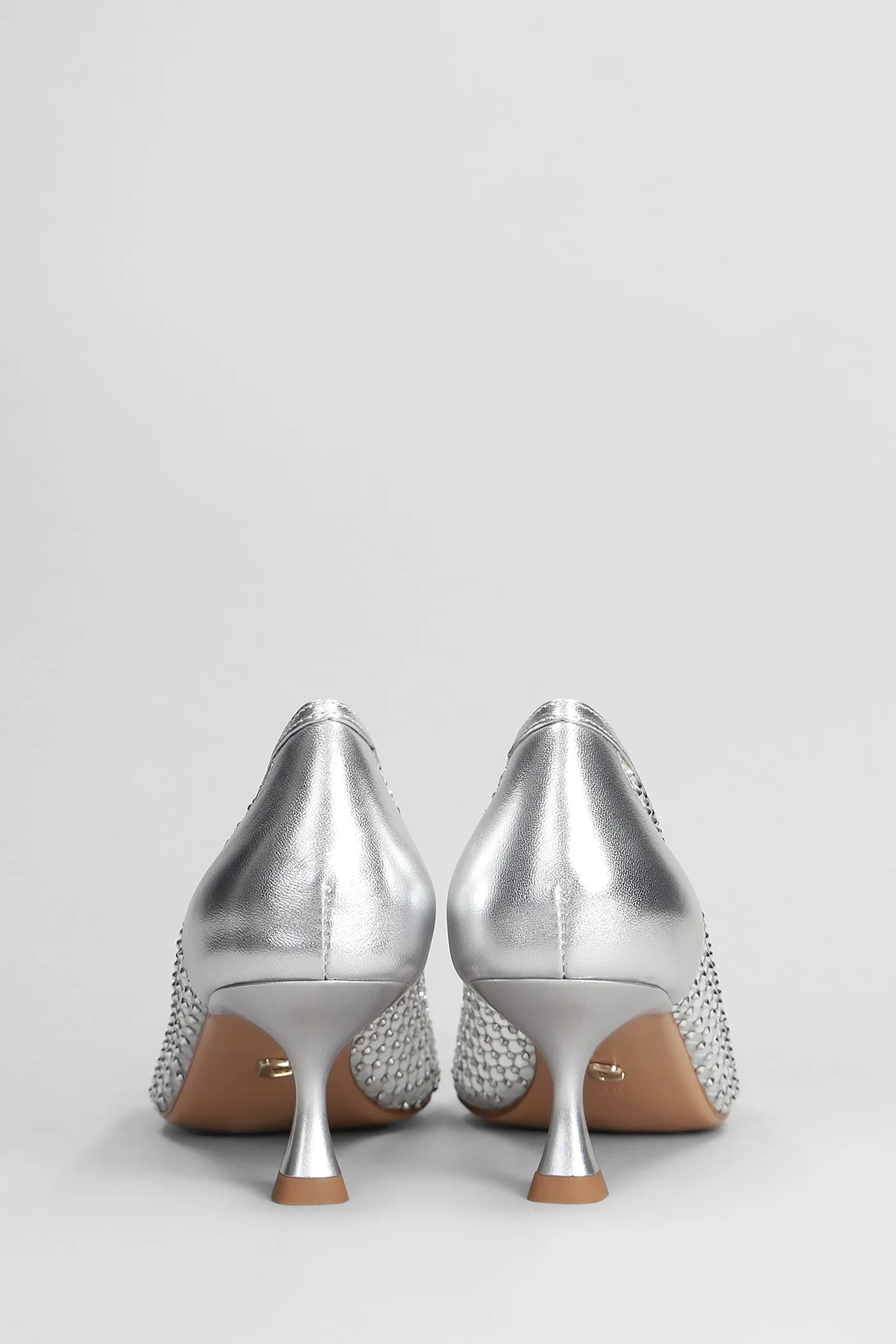 Gilda Pump 55 Pumps in silver leather - Image 4
