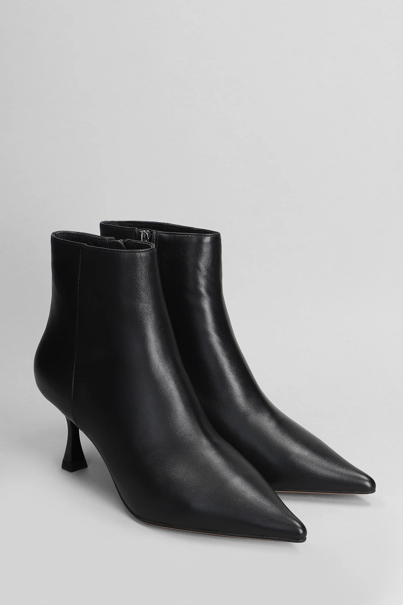 Jazmine High heels Ankle boots in black leather - Image 2