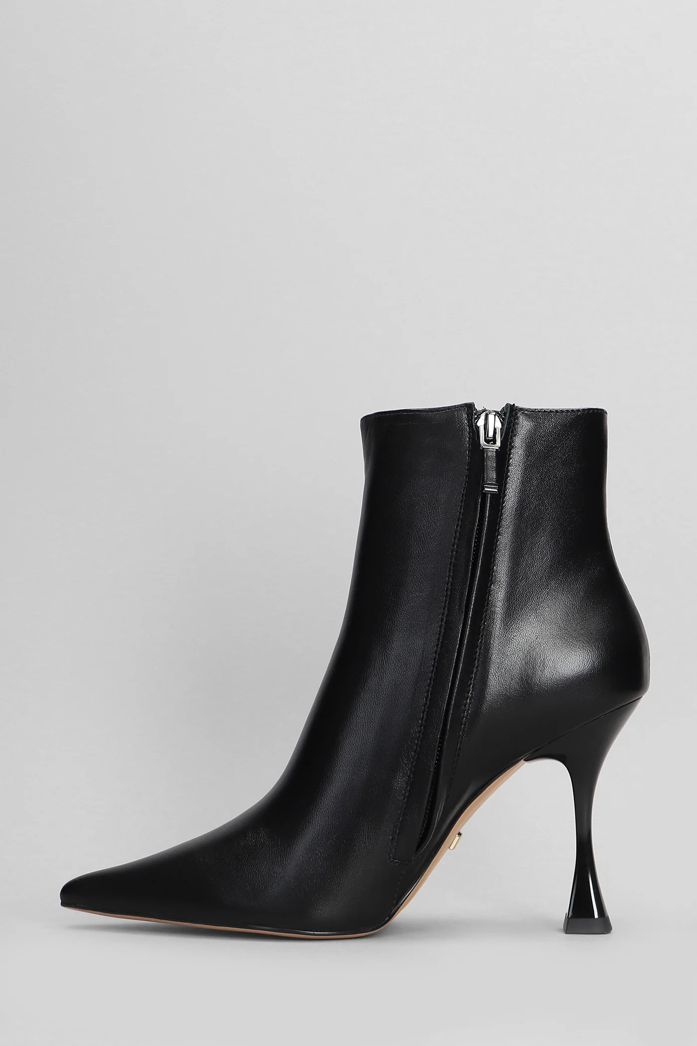 Jazmine High heels Ankle boots in black leather - Image 3
