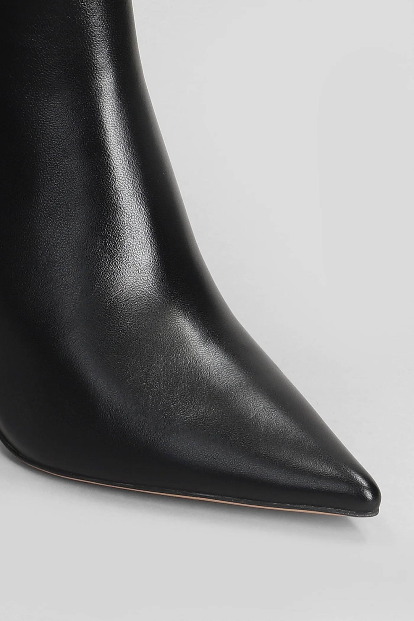 Jazmine High heels Ankle boots in black leather - Image 5