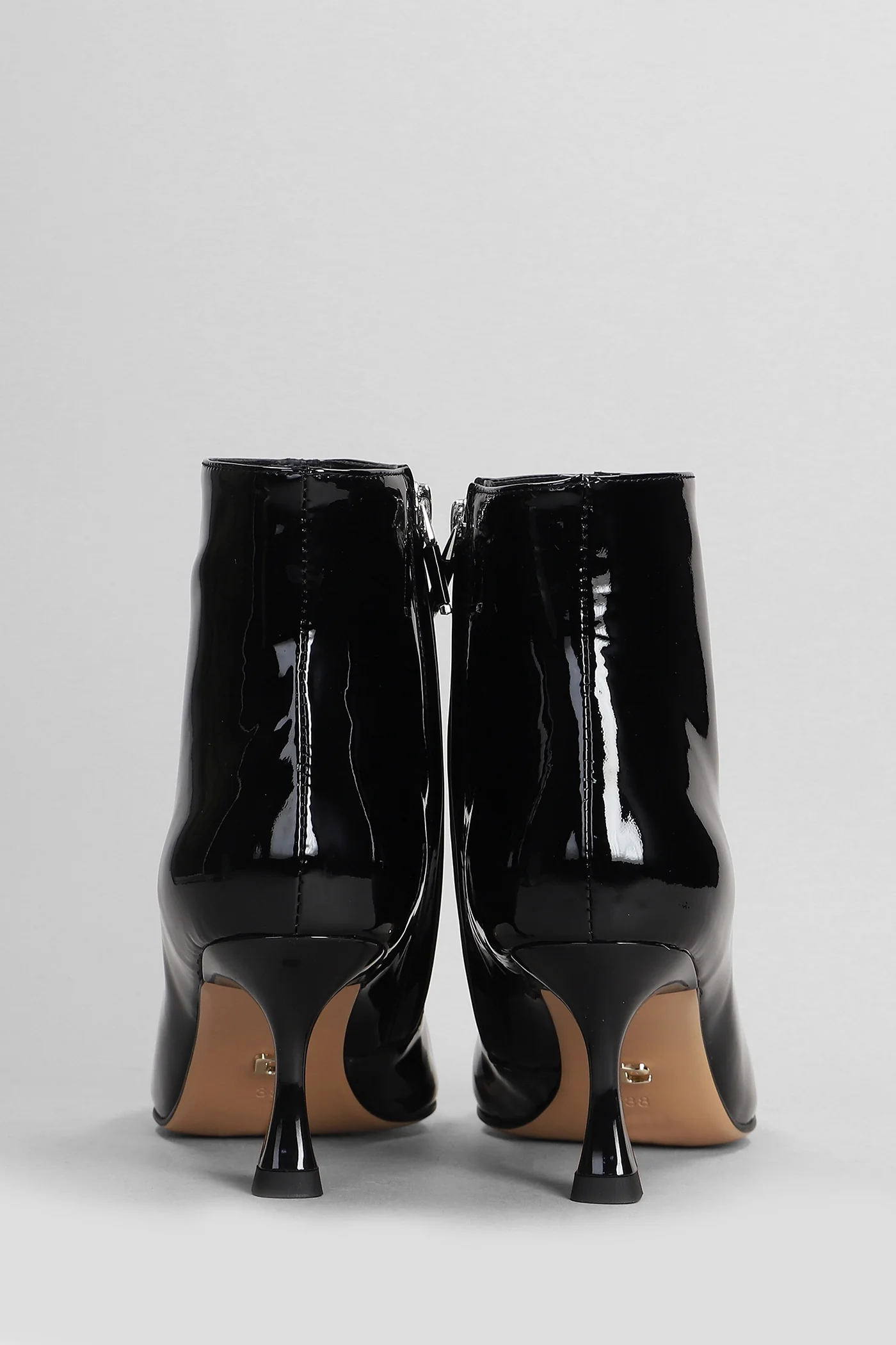 Jazmine High heels Ankle boots in black patent leather - Image 4