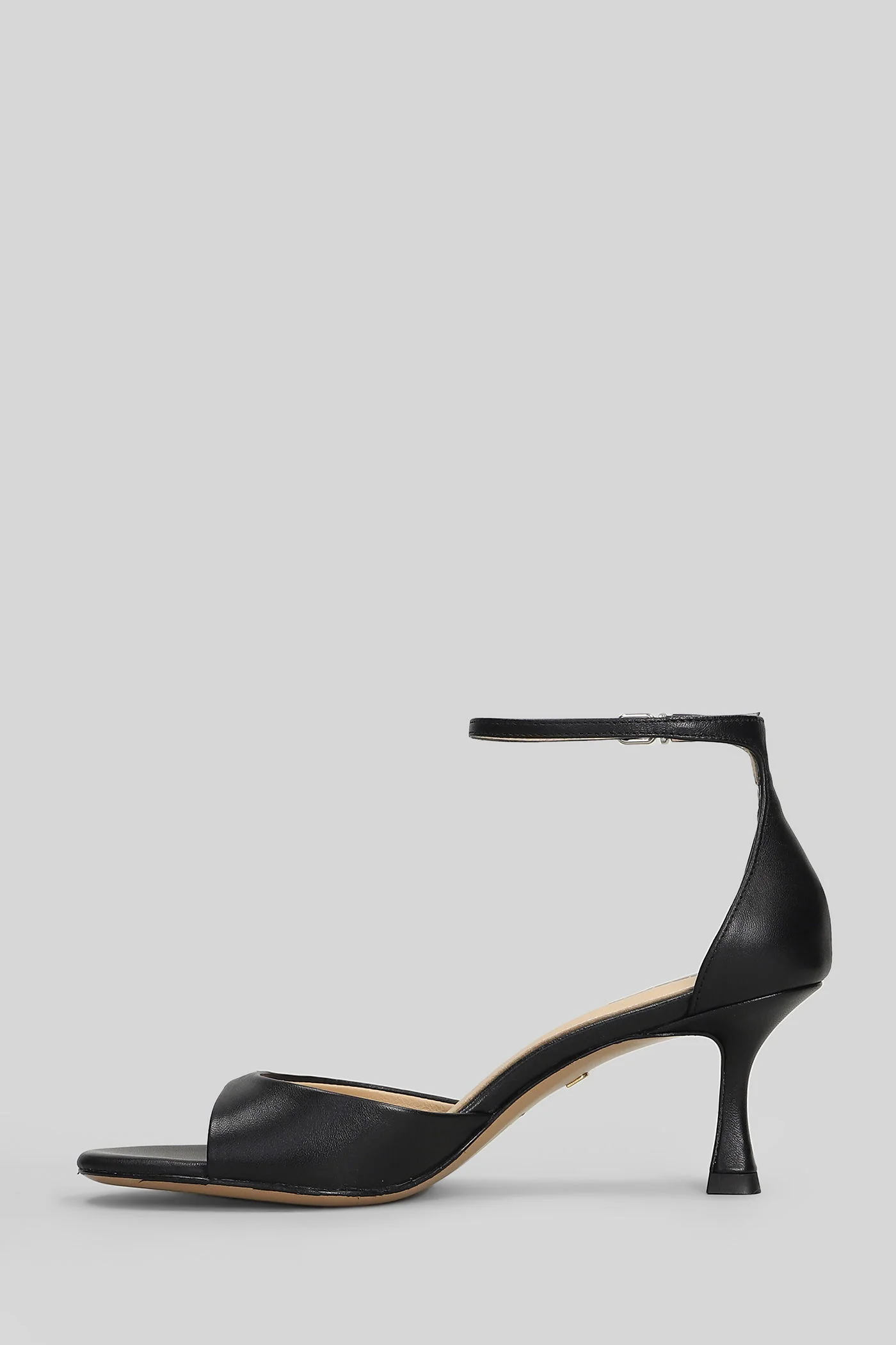Kumala 65 Sandals in black leather - Image 3