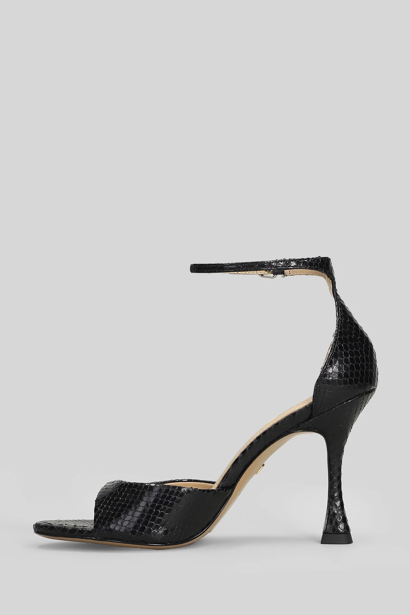 Kumala 95 Sandals in black leather - Image 3