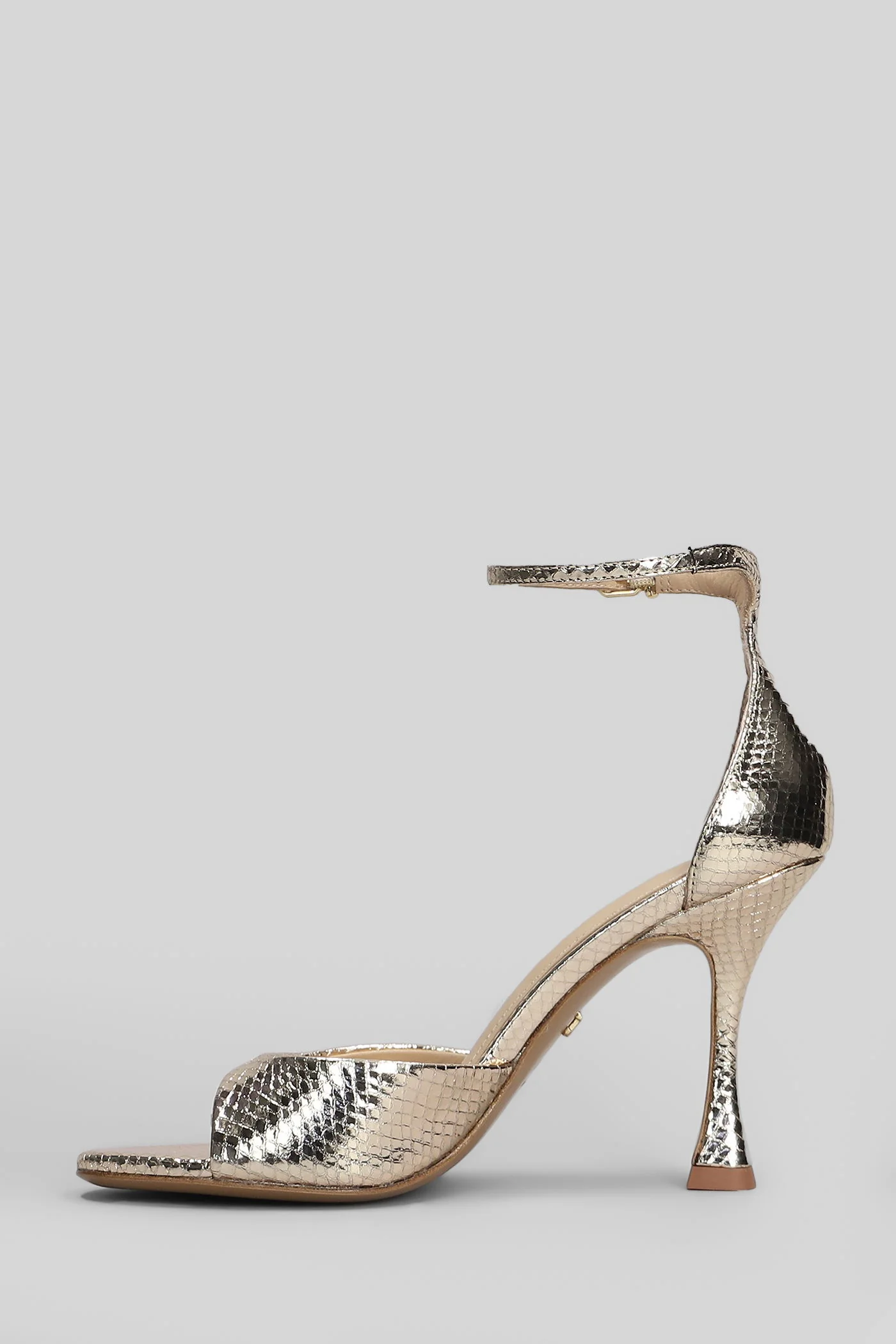 Kumala 95 Sandals in platinum leather - Image 3