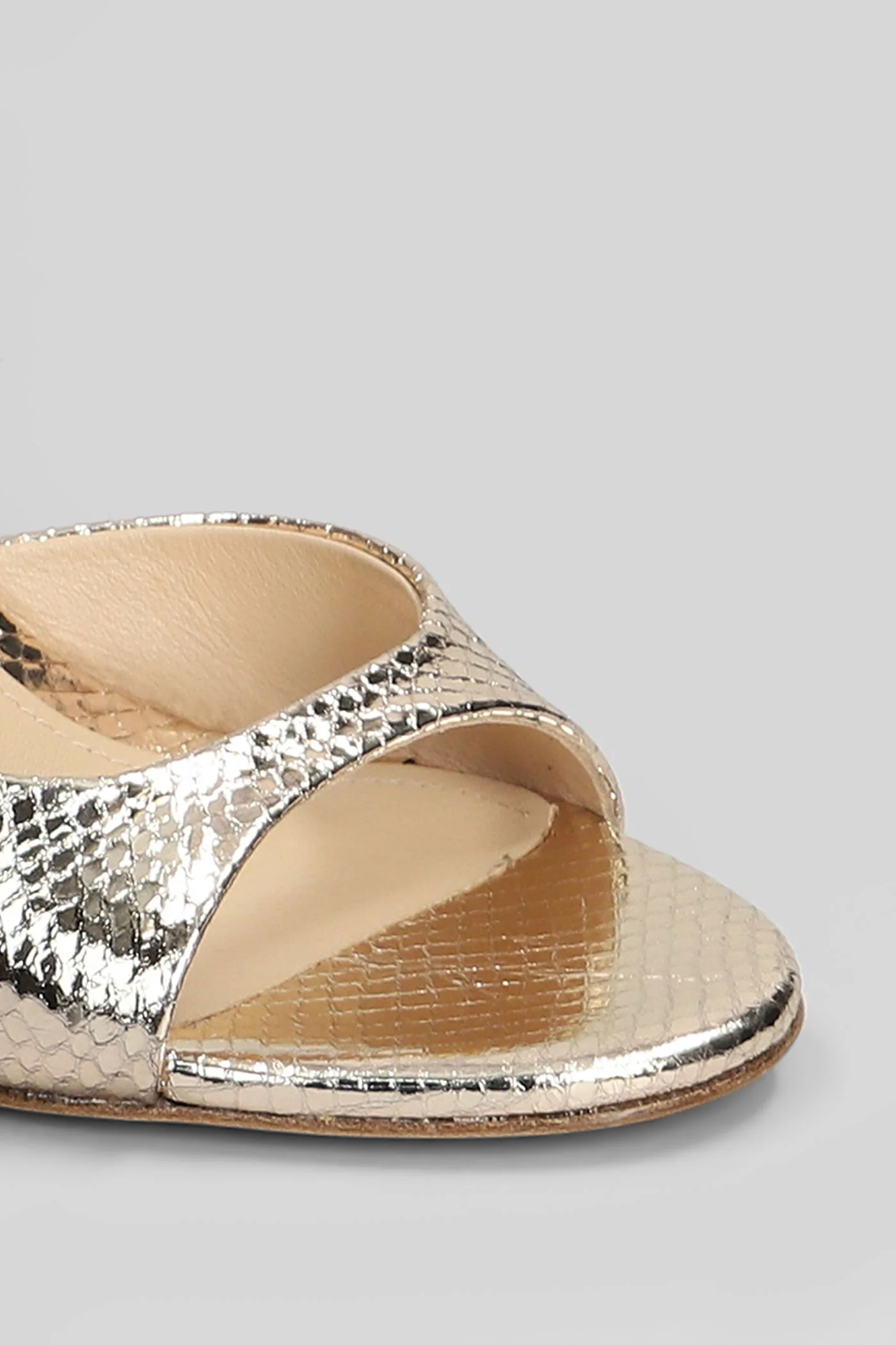 Kumala 95 Sandals in platinum leather - Image 5