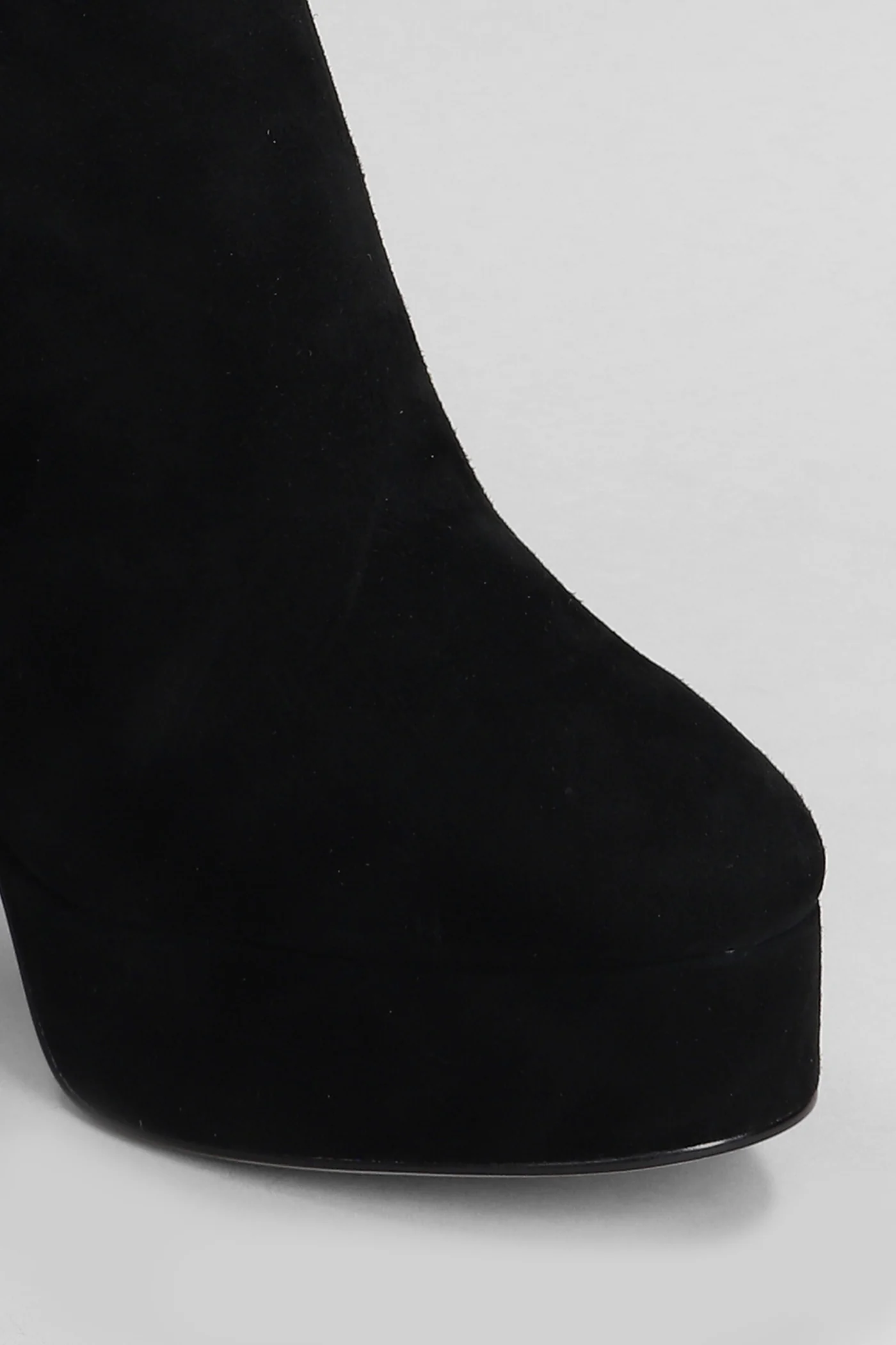Leste High heels Ankle boots in black suede - Image 5