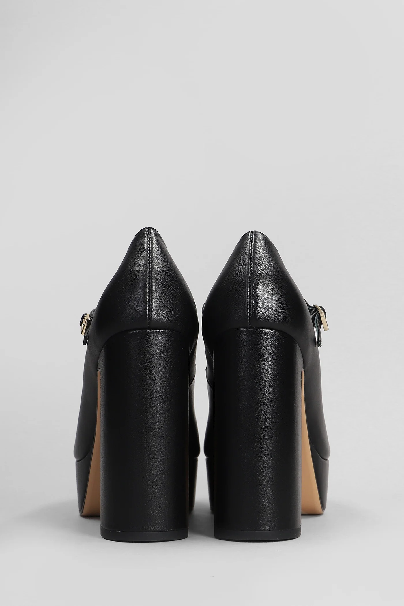 Moven 130 Pumps in black leather - Image 4