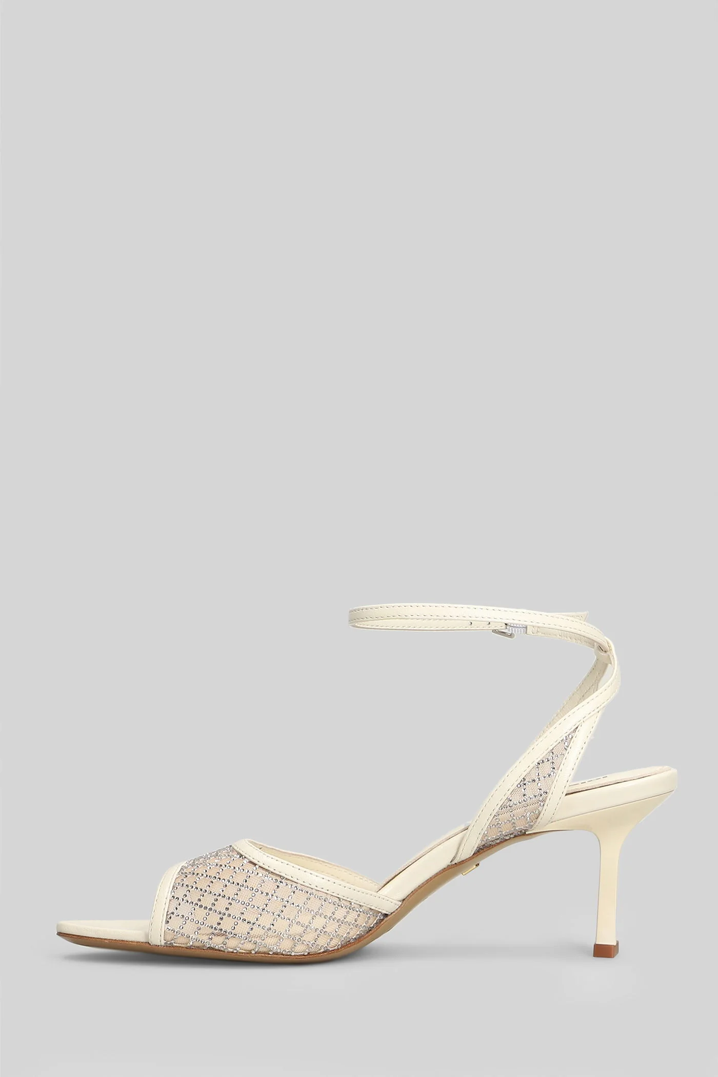 Ruby 65 Sandals in beige leather - Image 3