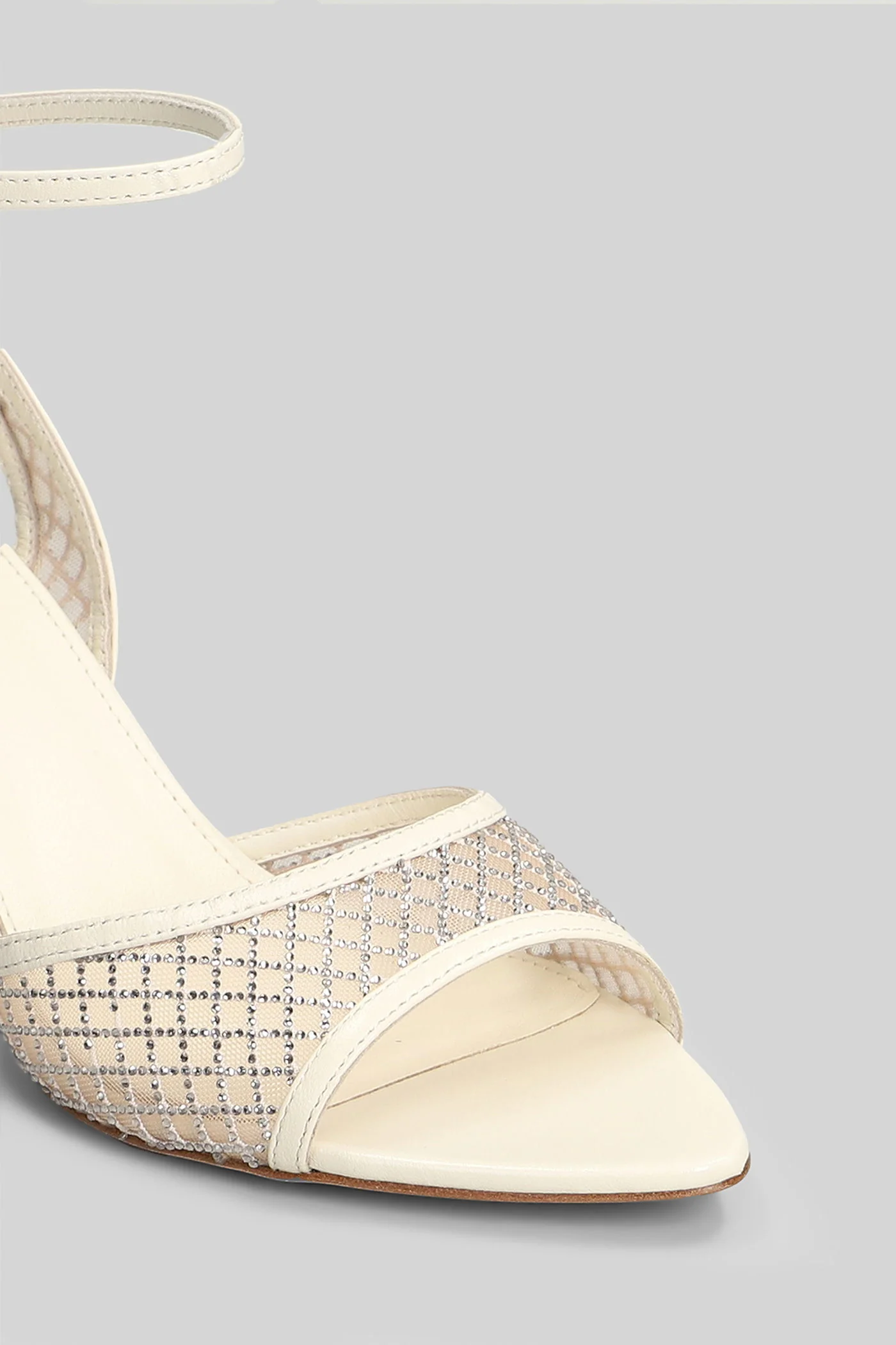 Ruby 65 Sandals in beige leather - Image 5