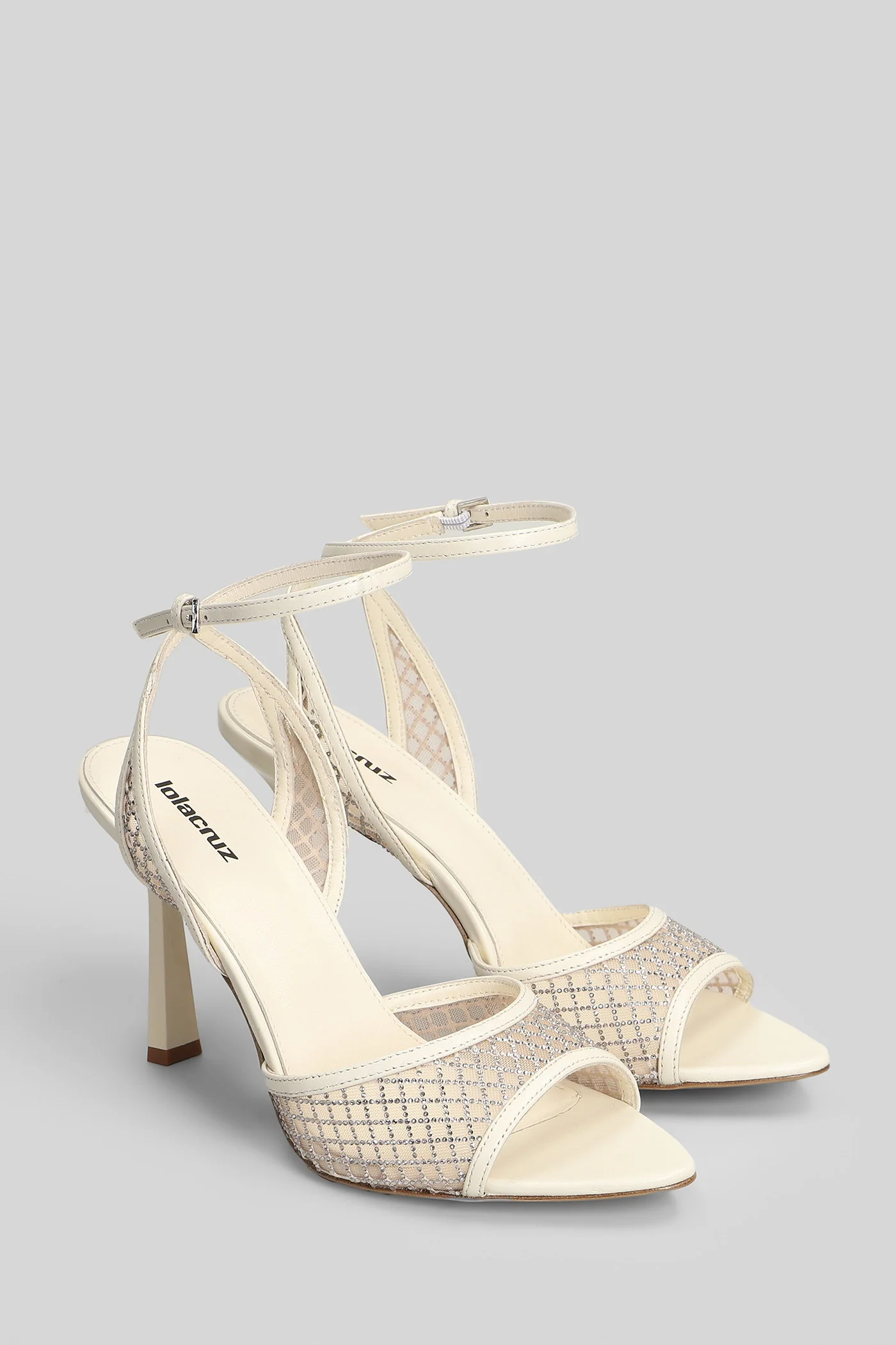 Ruby 95 Sandals in beige leather - Image 2