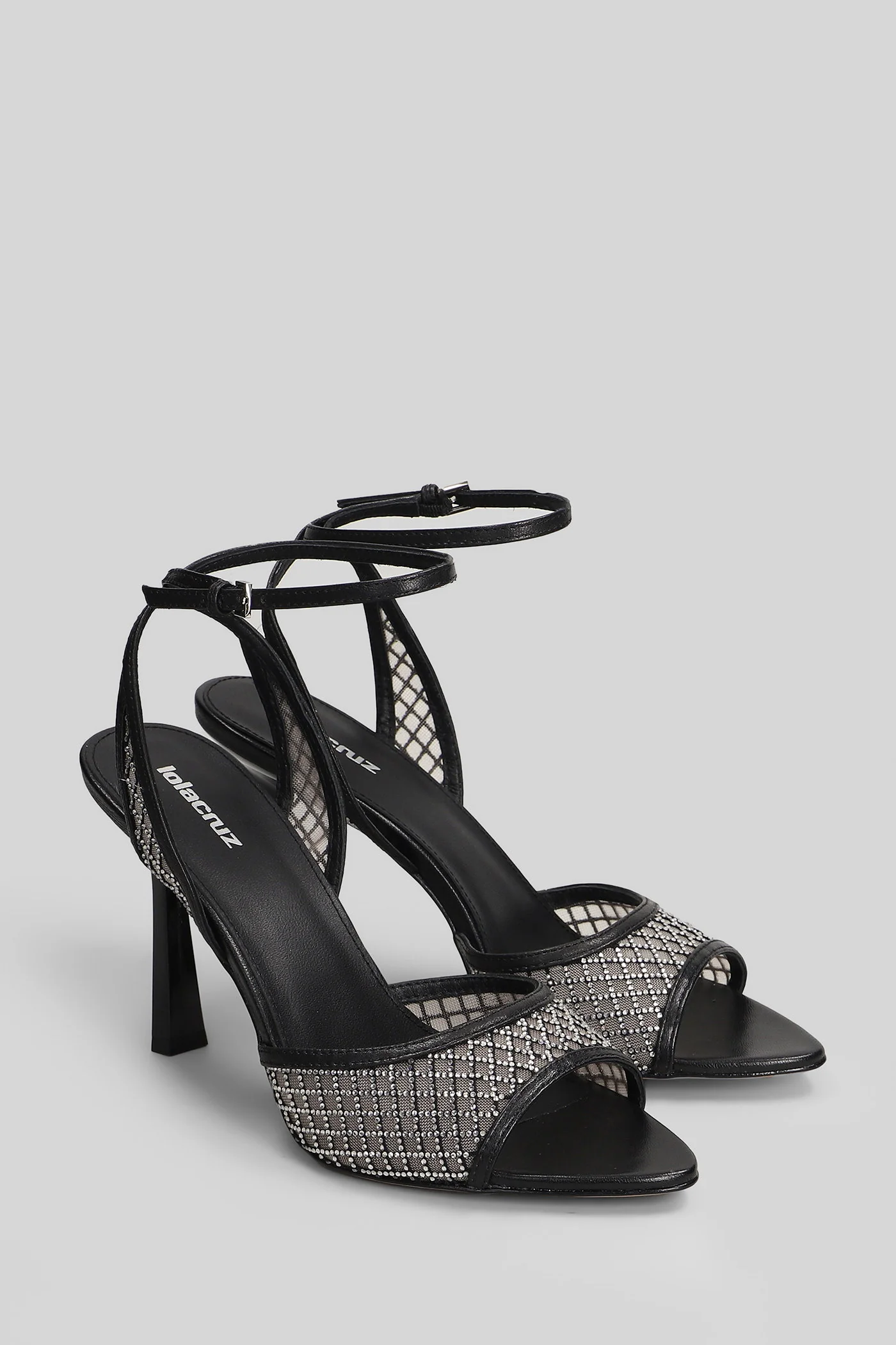 Ruby 95 Sandals in black leather - Image 2