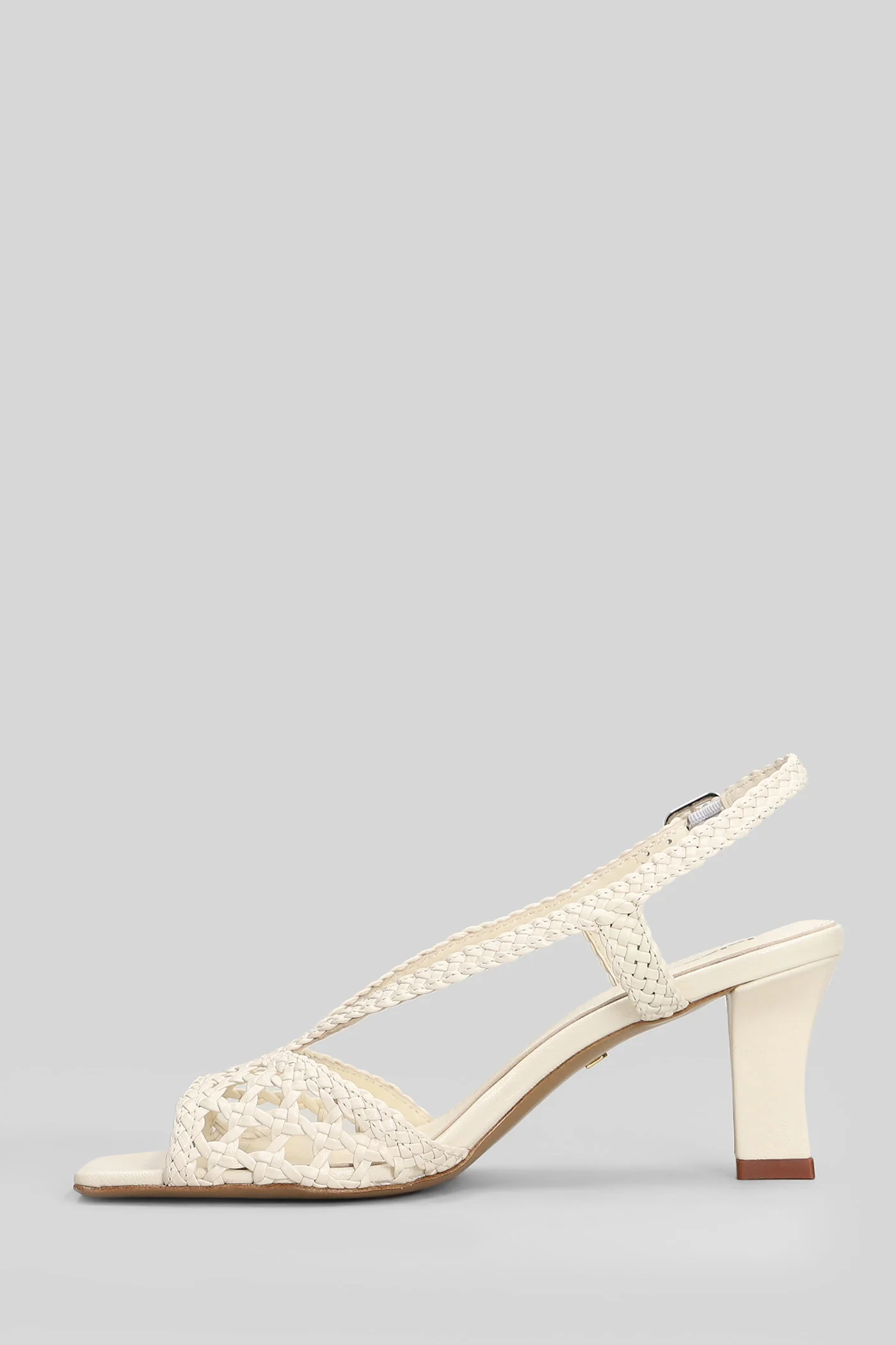 Tabata 75 Sandals in beige leather - Image 3