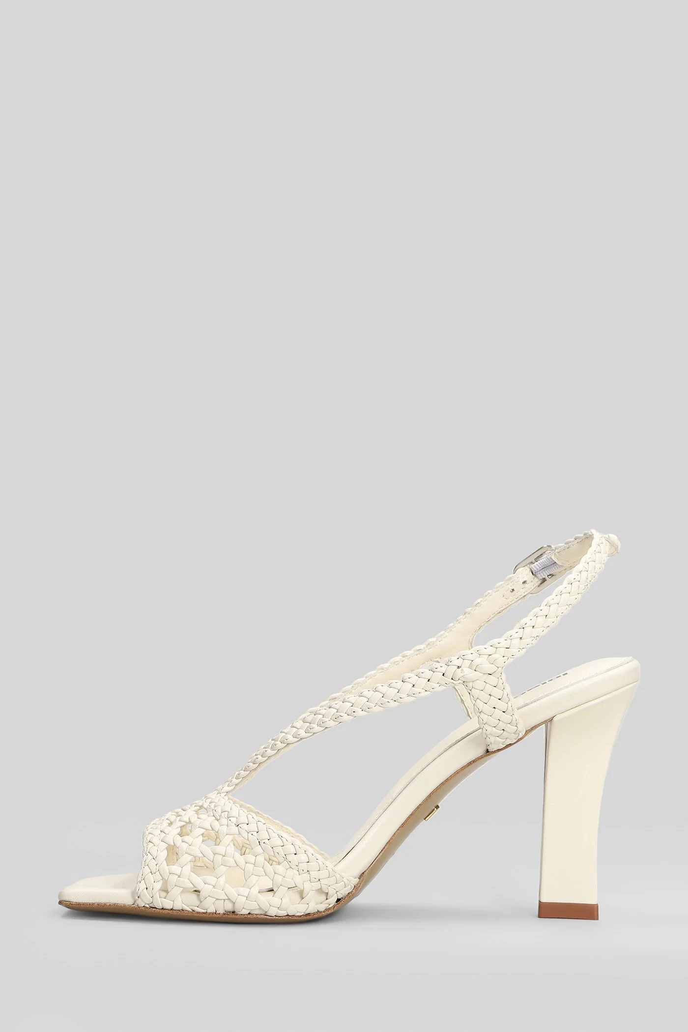 Tabata 95 Sandals in beige leather - Image 3
