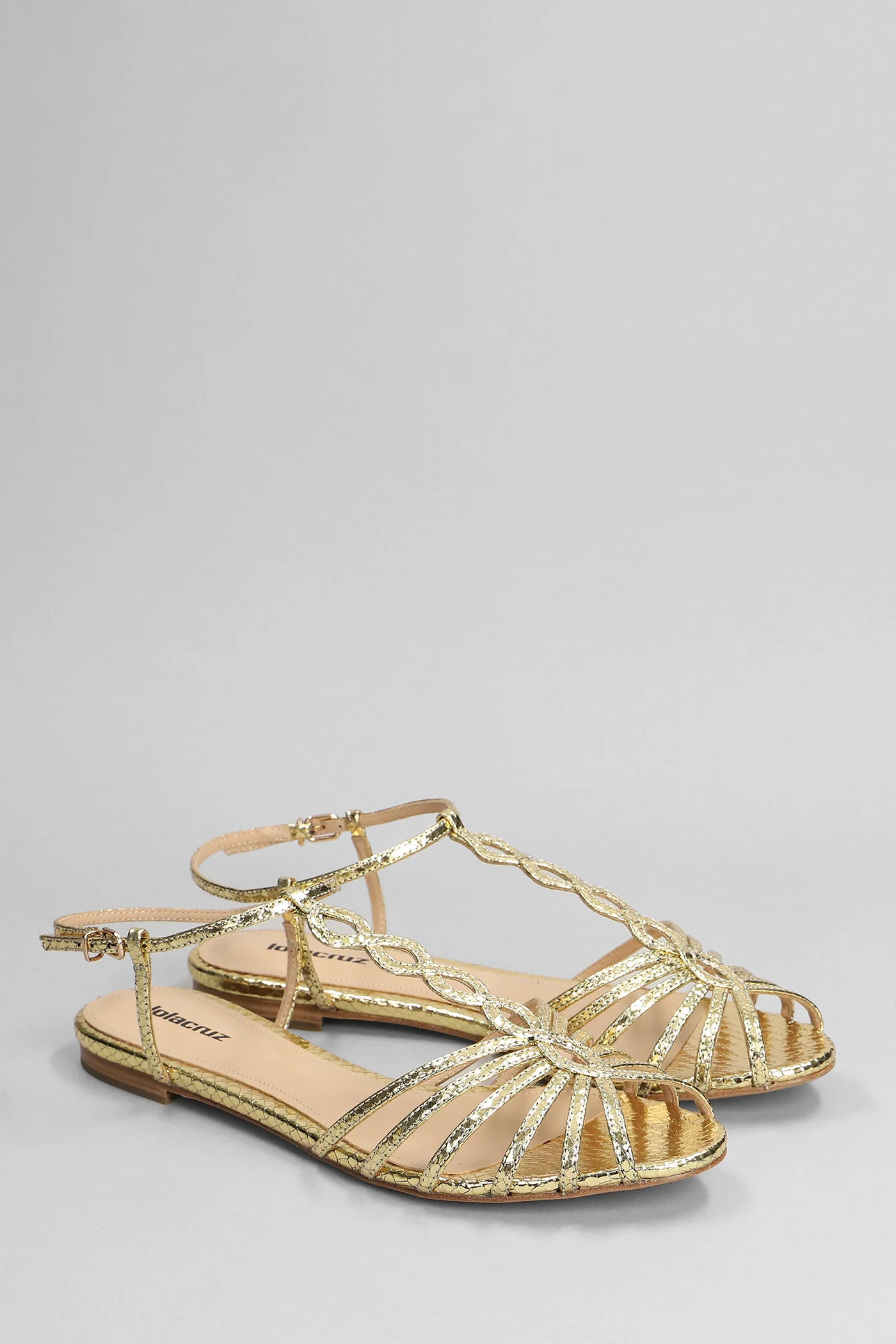 Tango Flats Flats in gold leather - Image 2