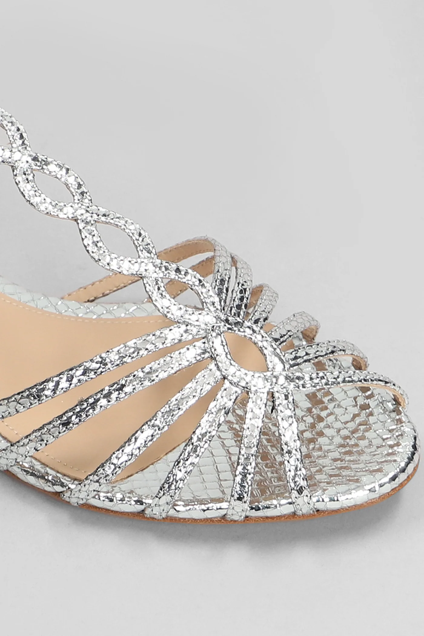 Tango Flats Flats in silver leather - Image 5