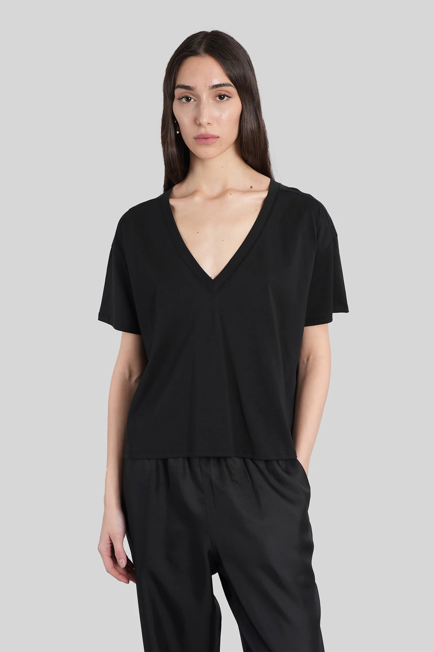 Faaa lds T-Shirt in black cotton