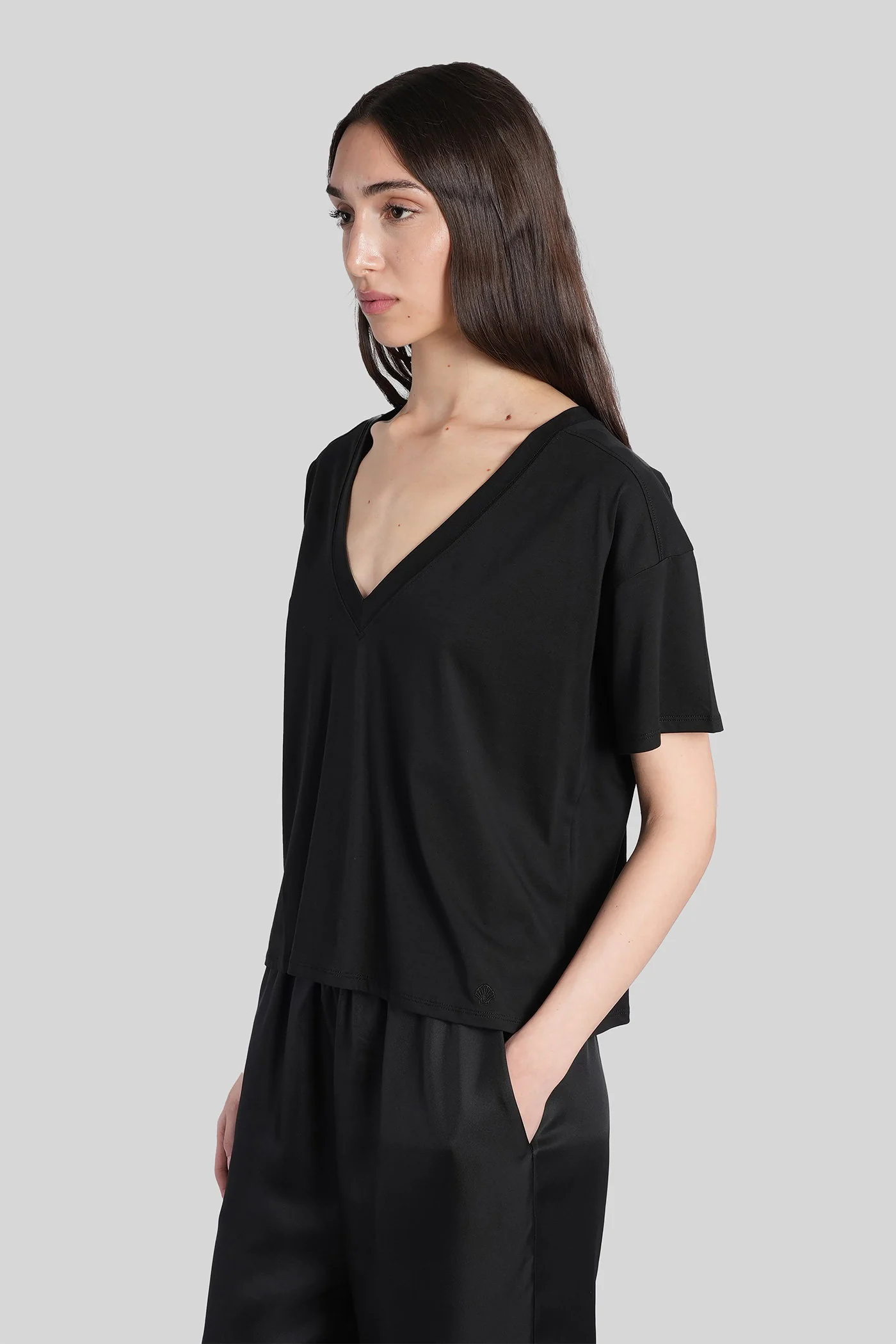 Faaa lds T-Shirt in black cotton - Image 4