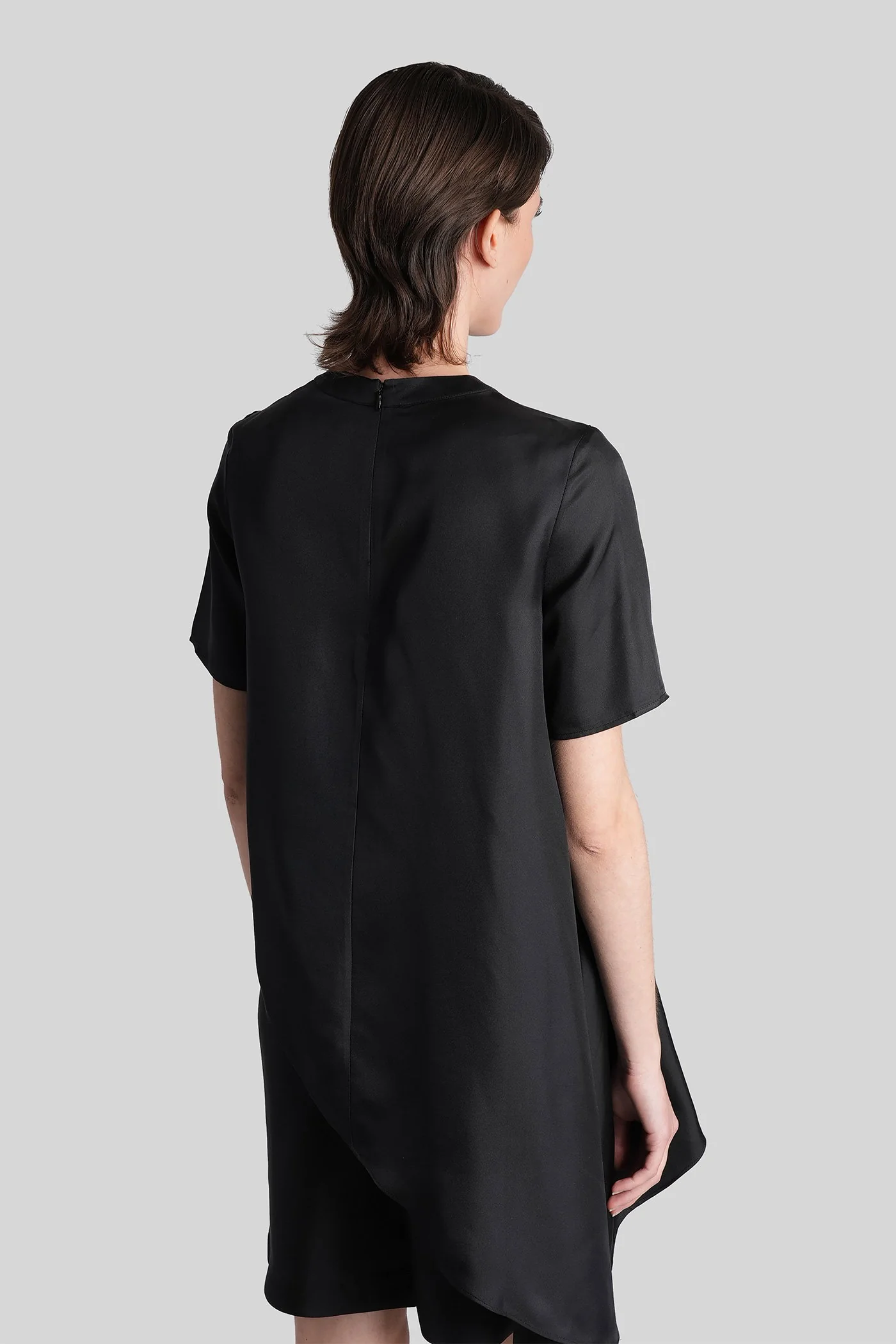 Madea Topwear in black silk - Image 3
