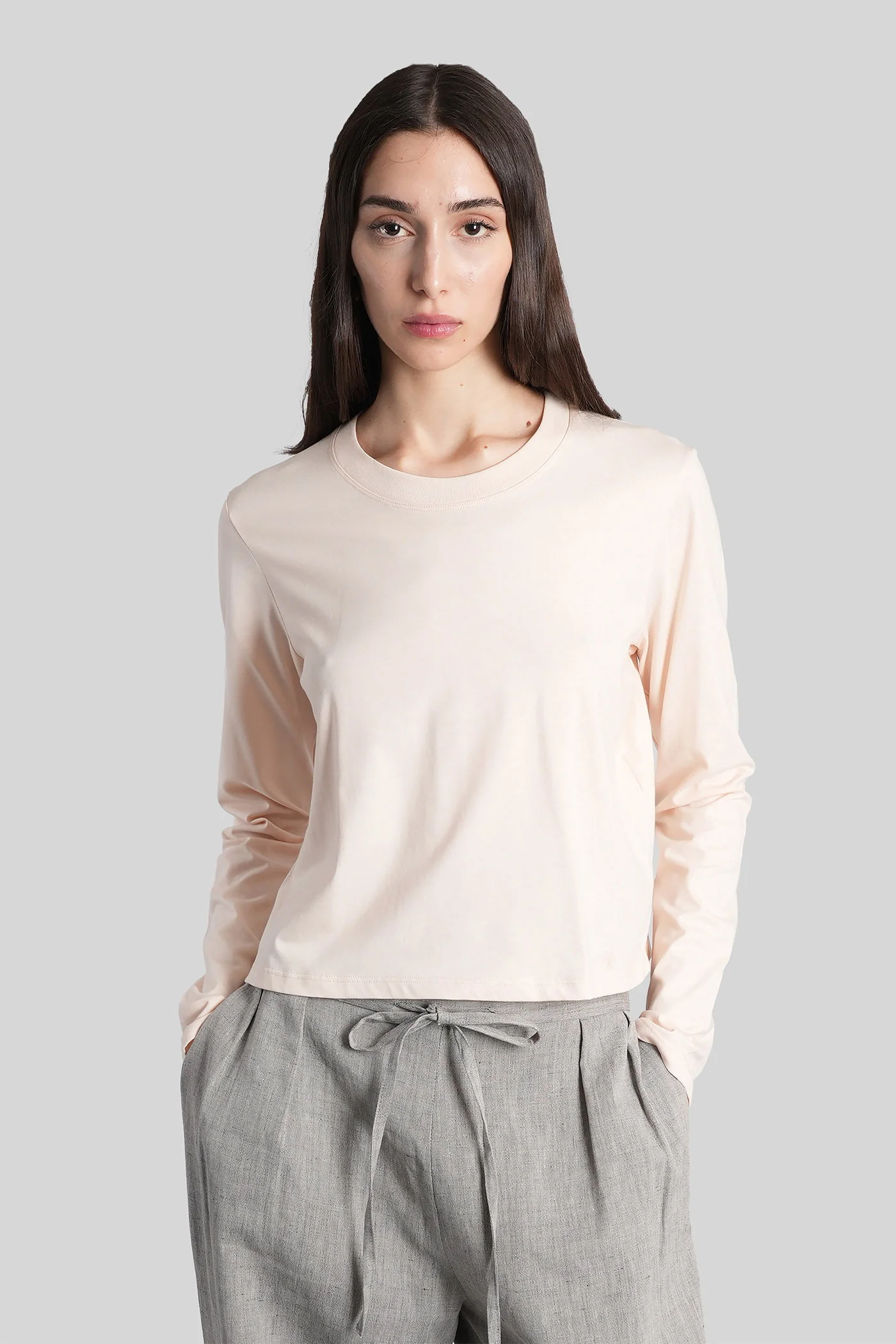 Masal lds T-Shirt in rose-pink cotton