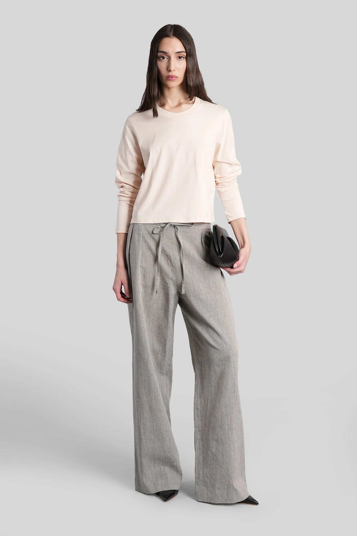 Masal lds T-Shirt in rose-pink cotton - Image 2