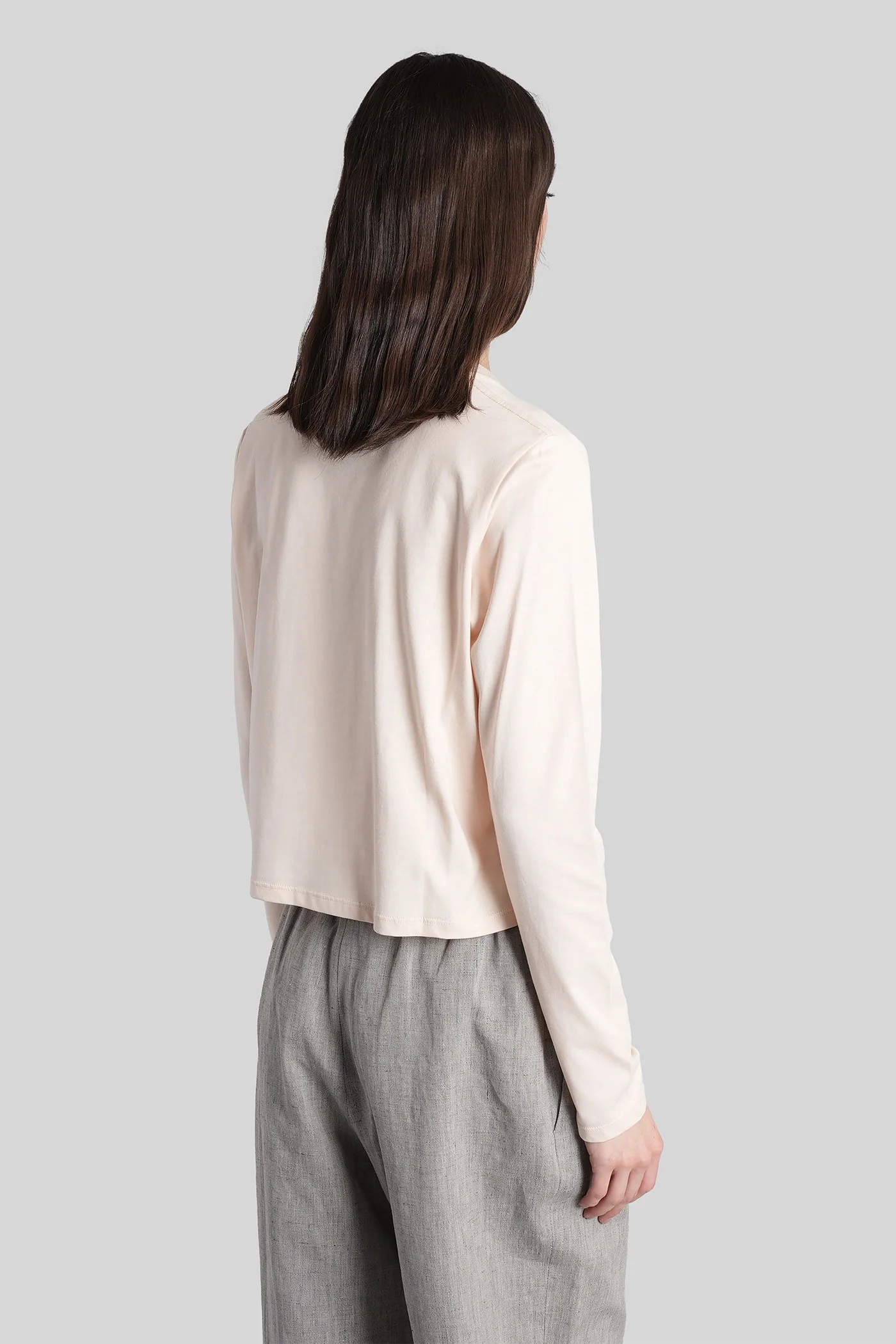 Masal lds T-Shirt in rose-pink cotton - Image 3